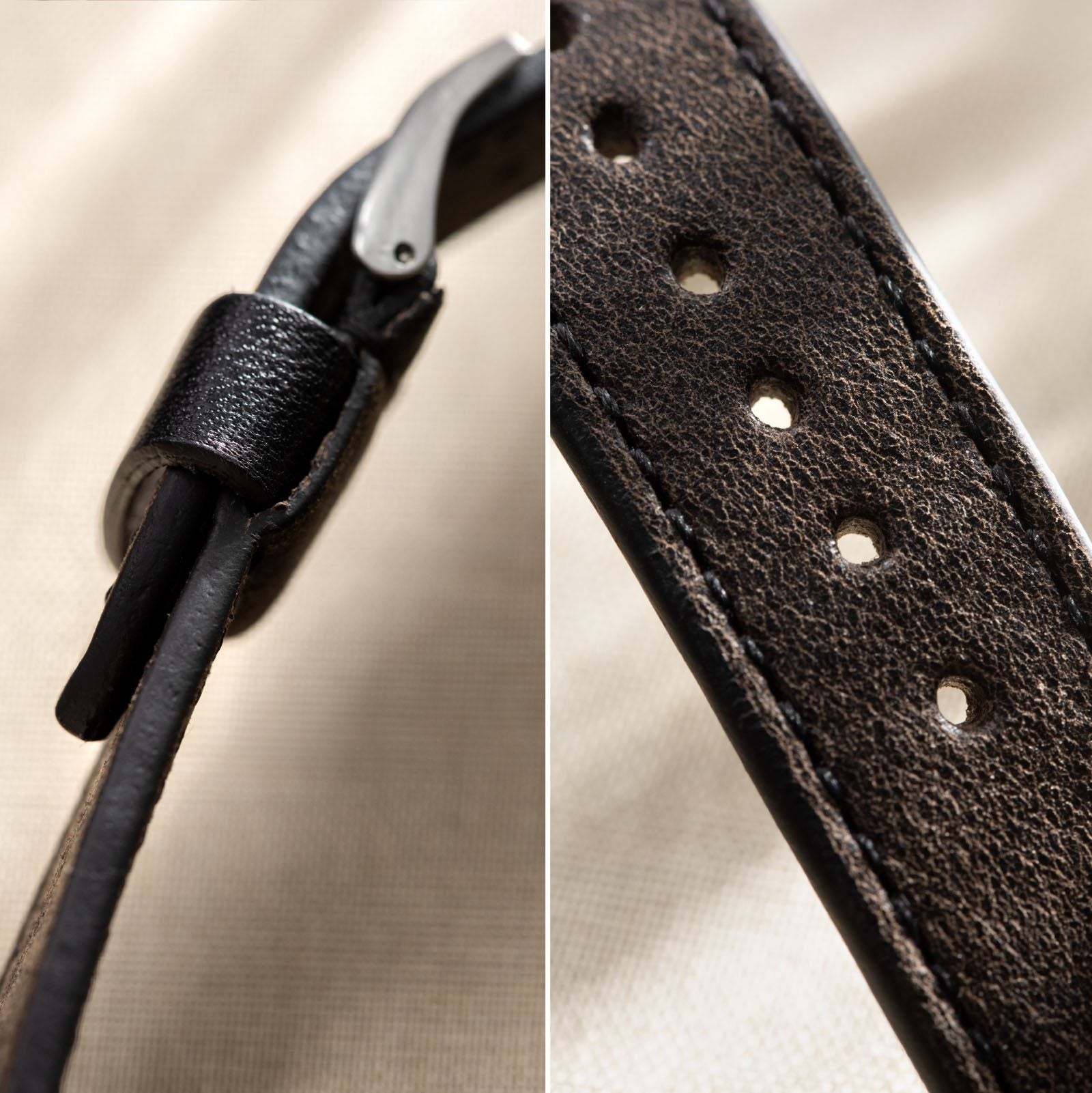 Ravello Brown Leather Watch Strap