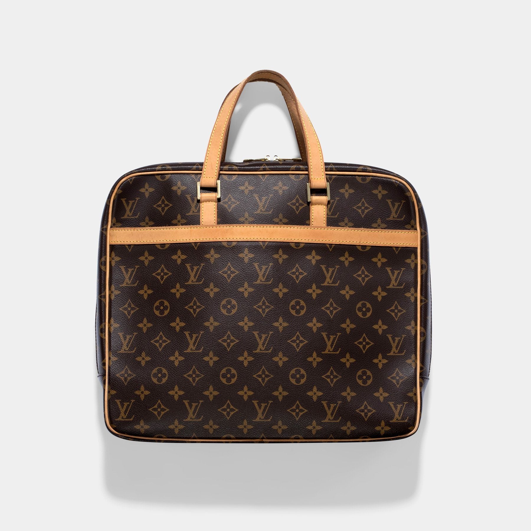 Brown Louis Vuitton Monogram Porte-Documents Pegase Business Bag