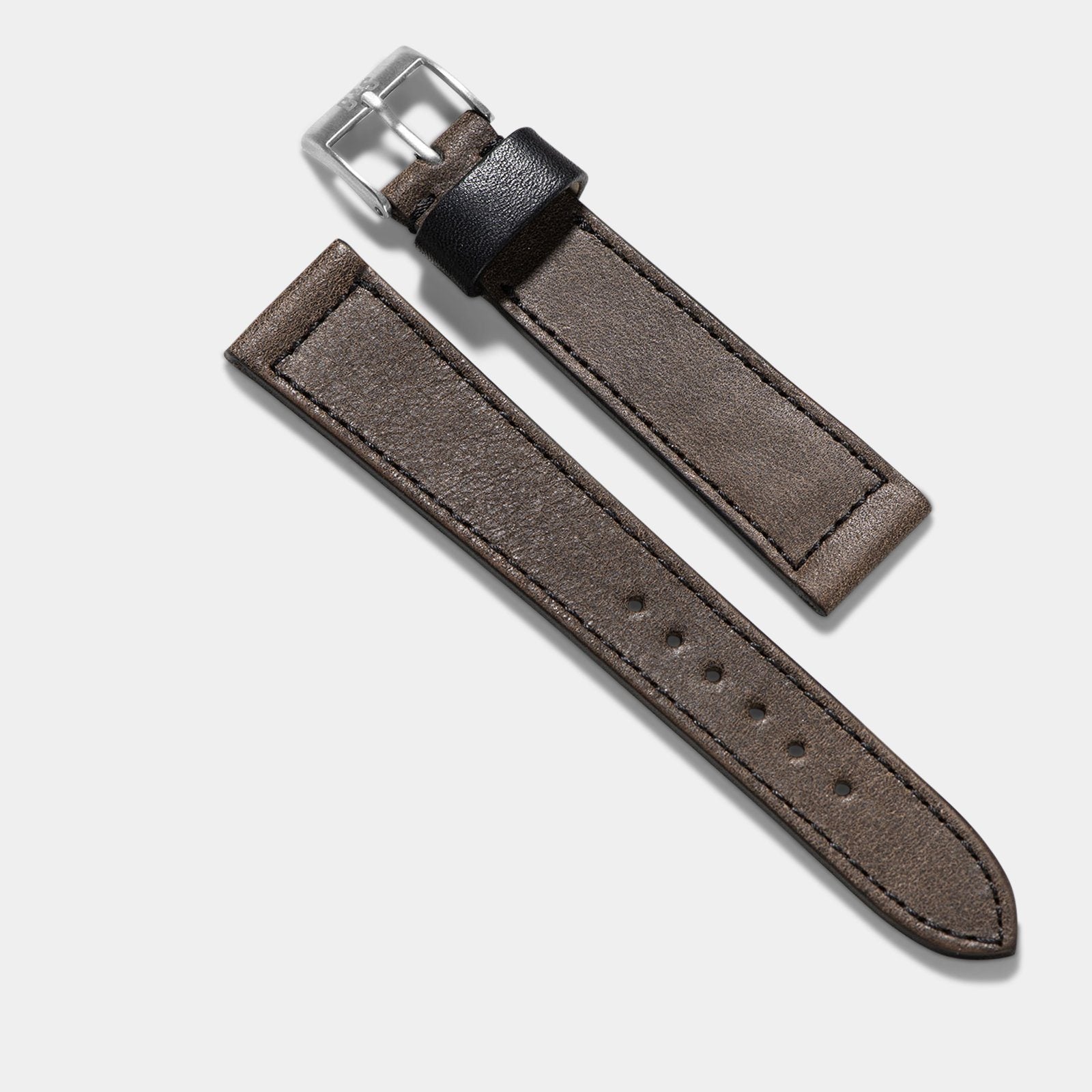 Ravello Brown Leather Watch Strap