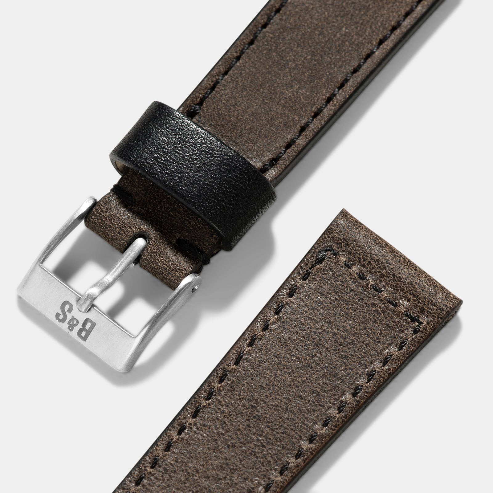 Ravello Brown Leather Watch Strap