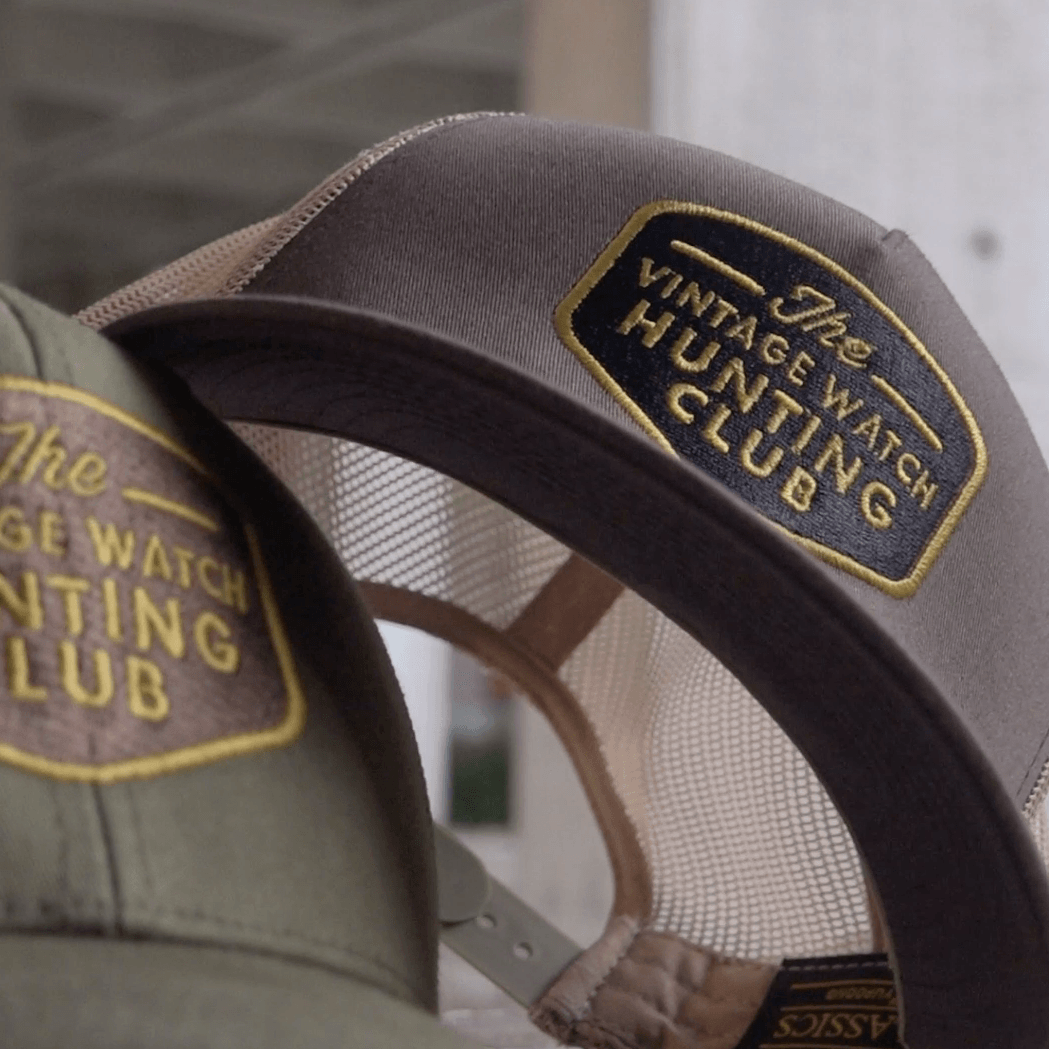 The Vintage Watch Hunting Club Brown Ballcap