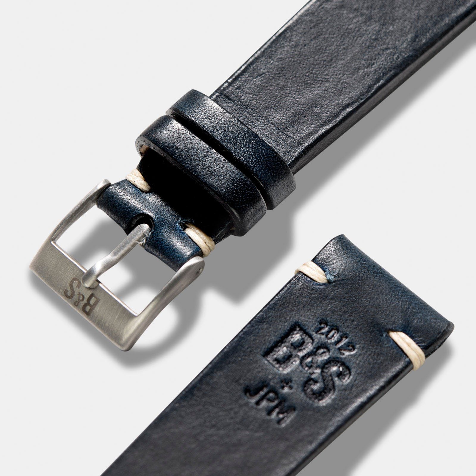 Rolex Blue Ink Leather Watch Strap