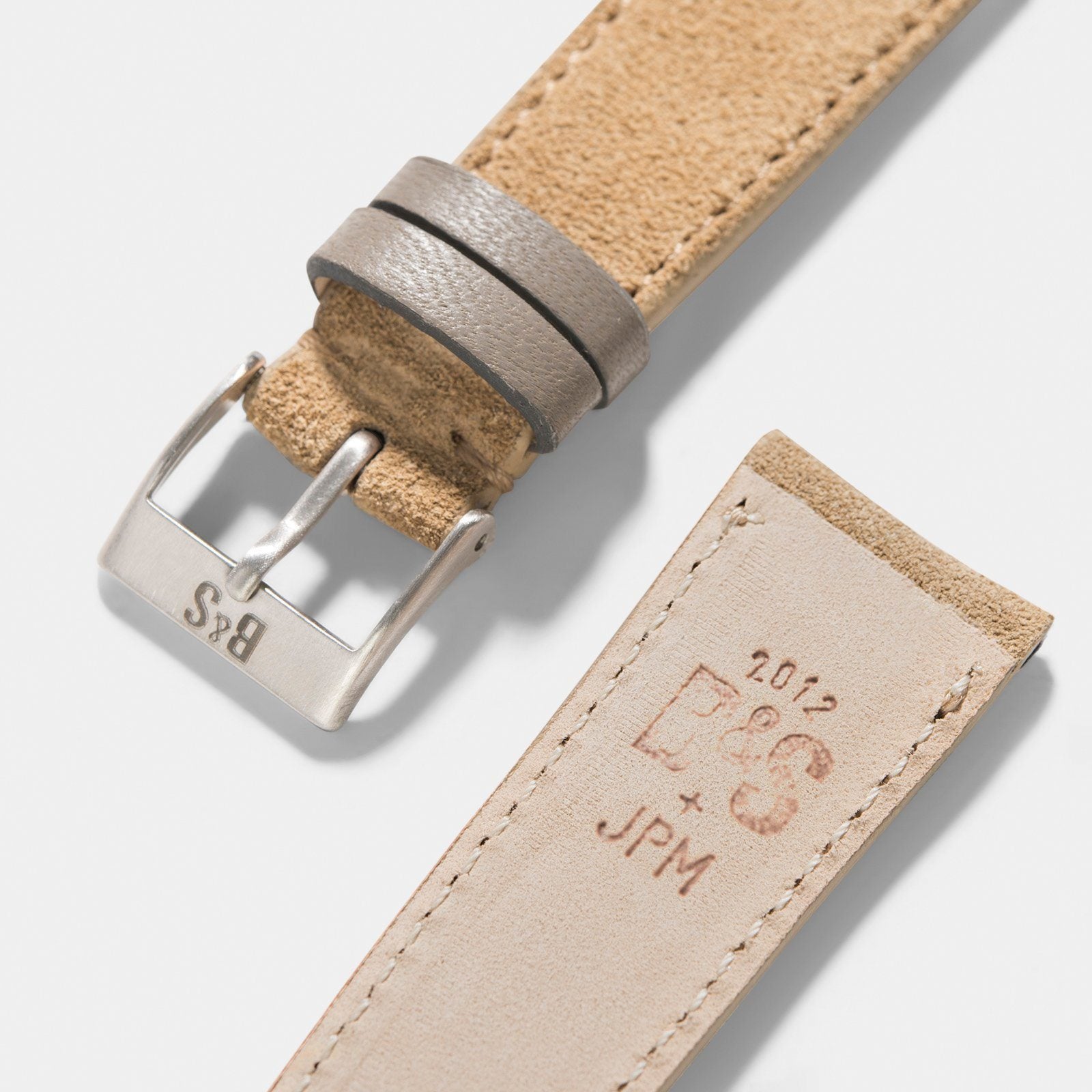 Refined Light Brown Suede Watch Strap