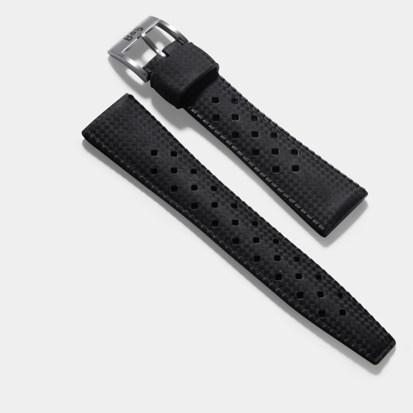 STRAP TAMBOUR RUBBER BLACK L/L - Watches - Traditional Watches
