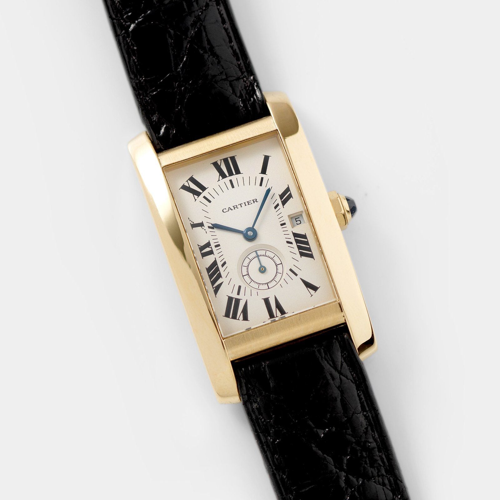 WT100007 Cartier Tank Anglaise Yellow Gold