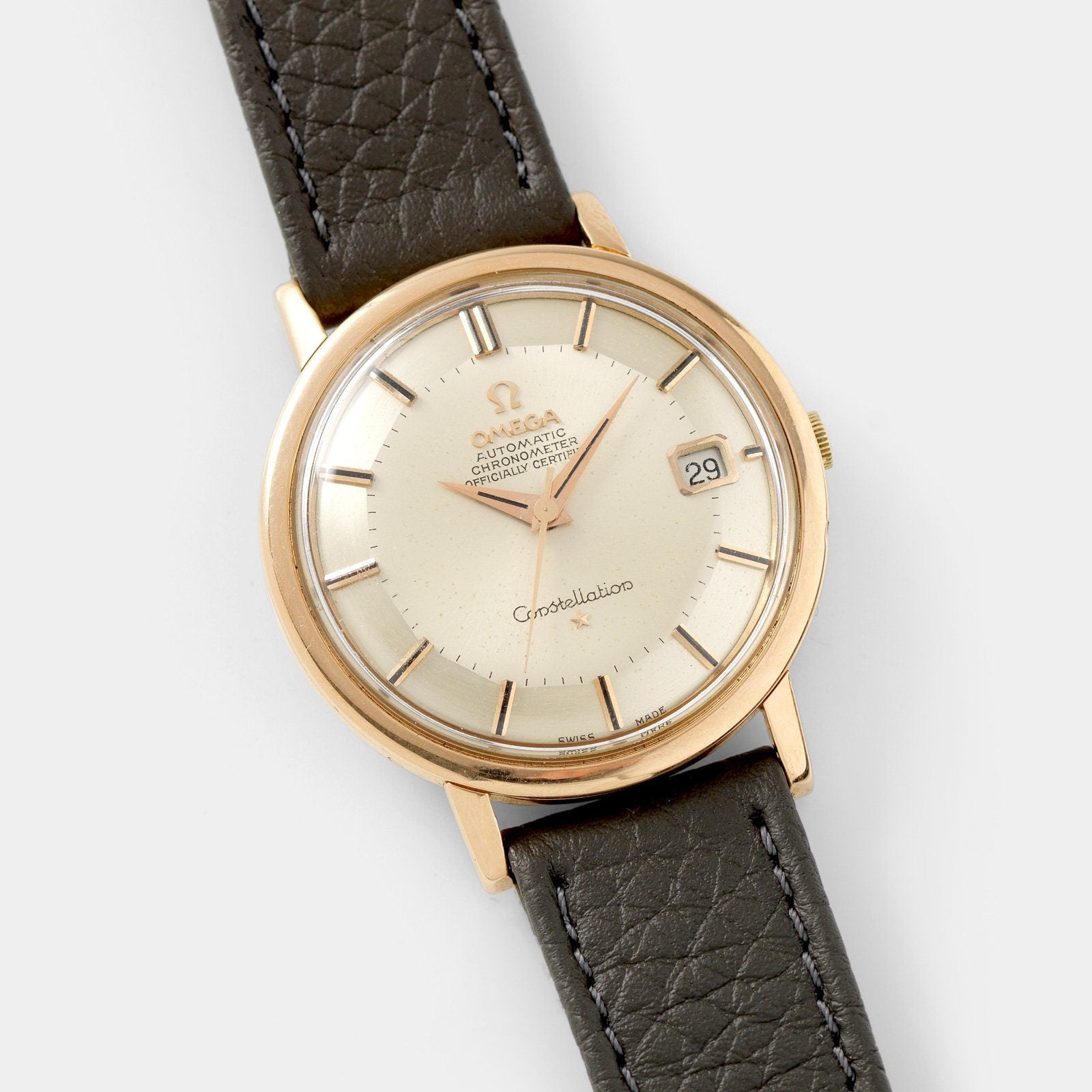 Omega constellation pink gold hotsell