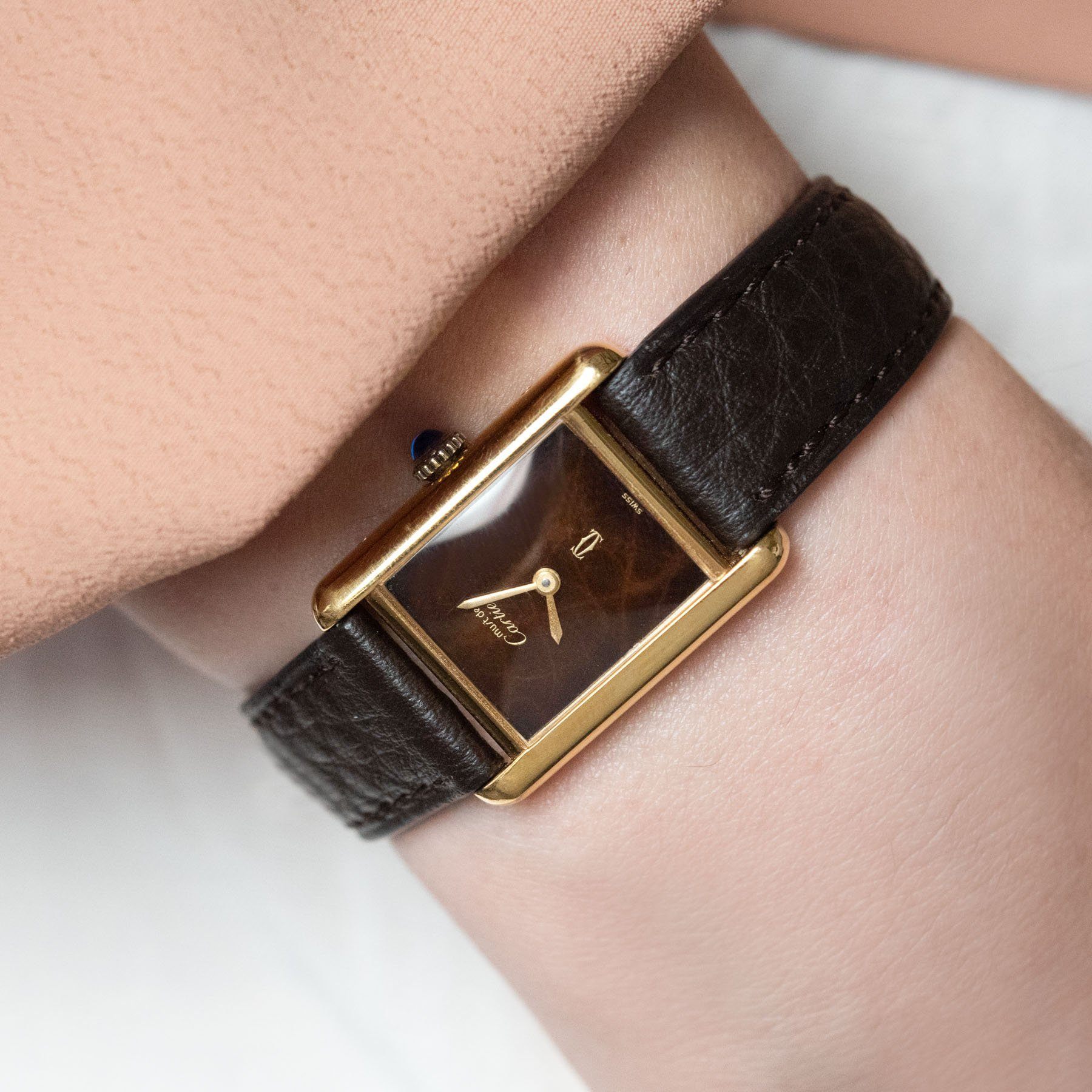 Cartier Tank Must de Cartier Wood-Effect Dial