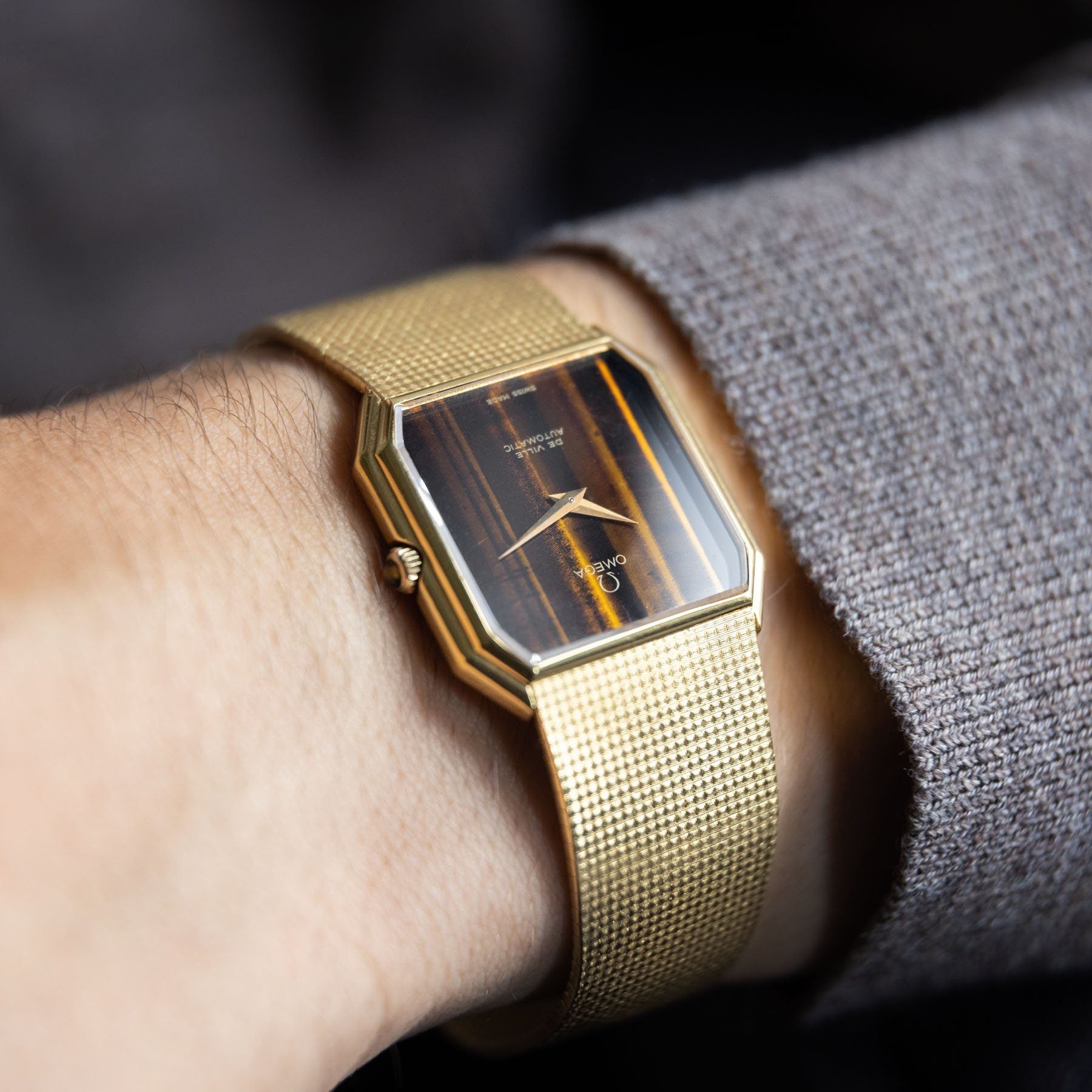 Omega De Ville St Honoré Tiger Eye Dial Ref 8358