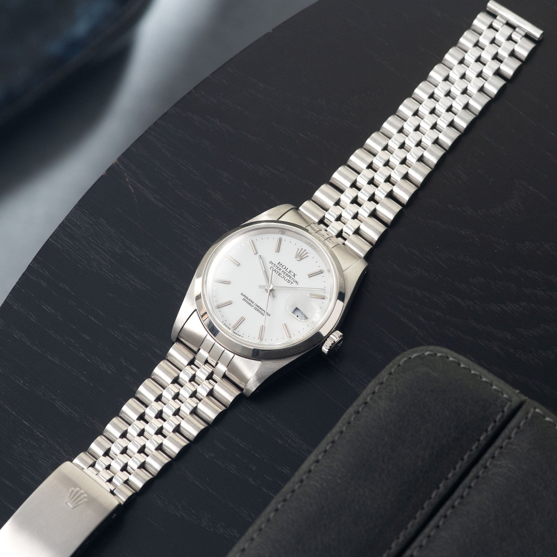 Rolex Datejust White Porcelain Dial Ref. 16220