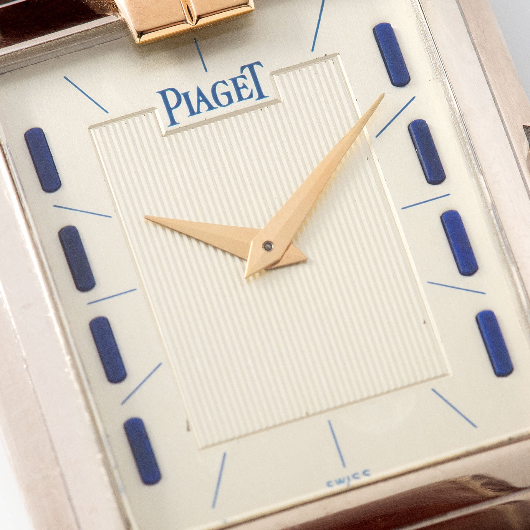 Piaget Lipizzan Polo Dress Watch White Gold Ref 91100