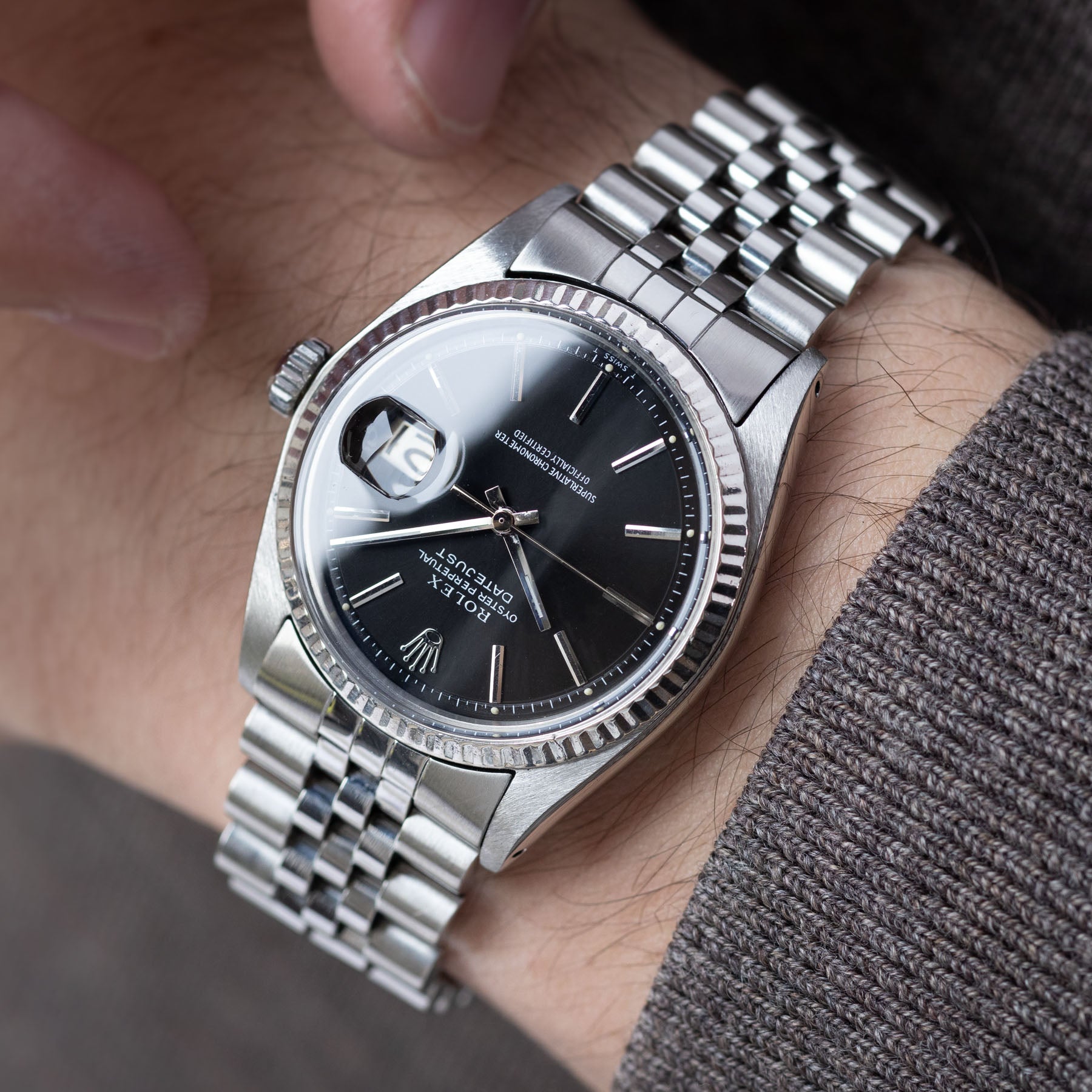 Rolex Datejust Rare Soleil Black – Bulang and Sons