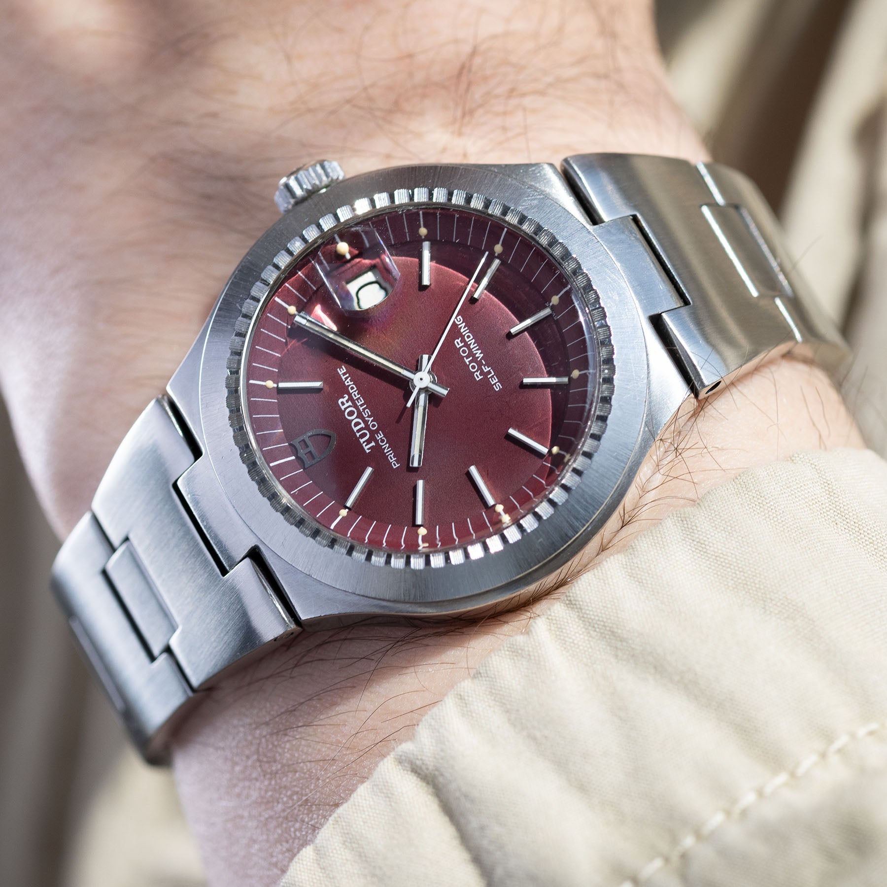 Tudor style shop burgundy