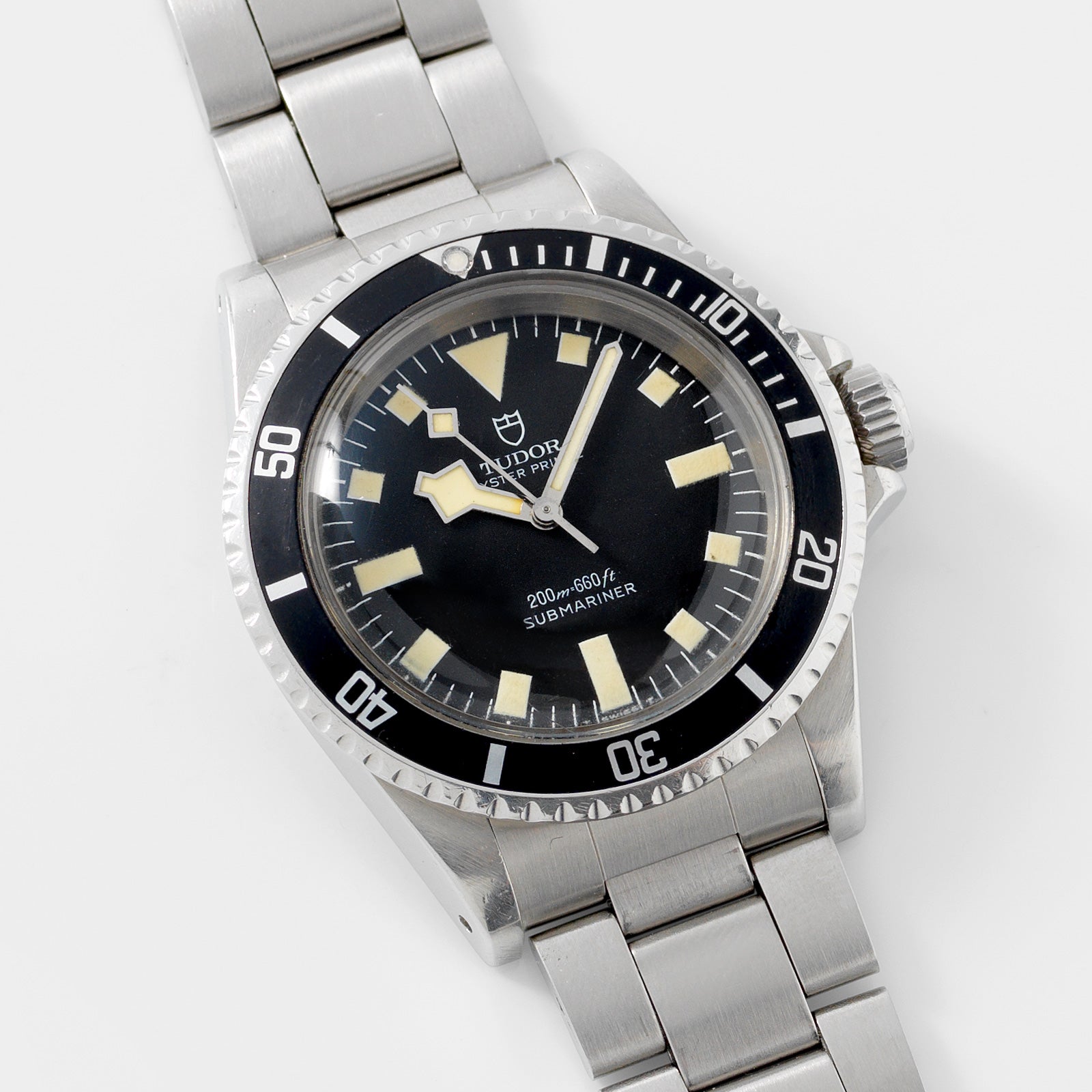 Tudor Submariner 9401 No Date Black Snowflake