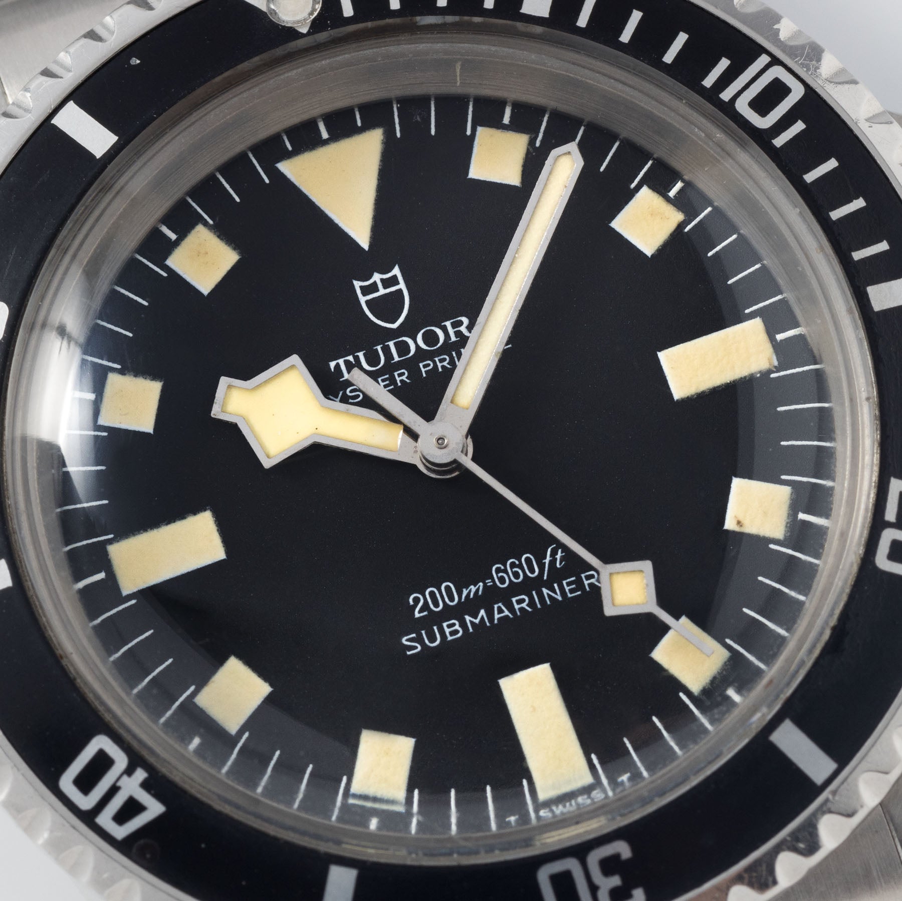 Tudor Submariner 9401 No Date Black Snowflake