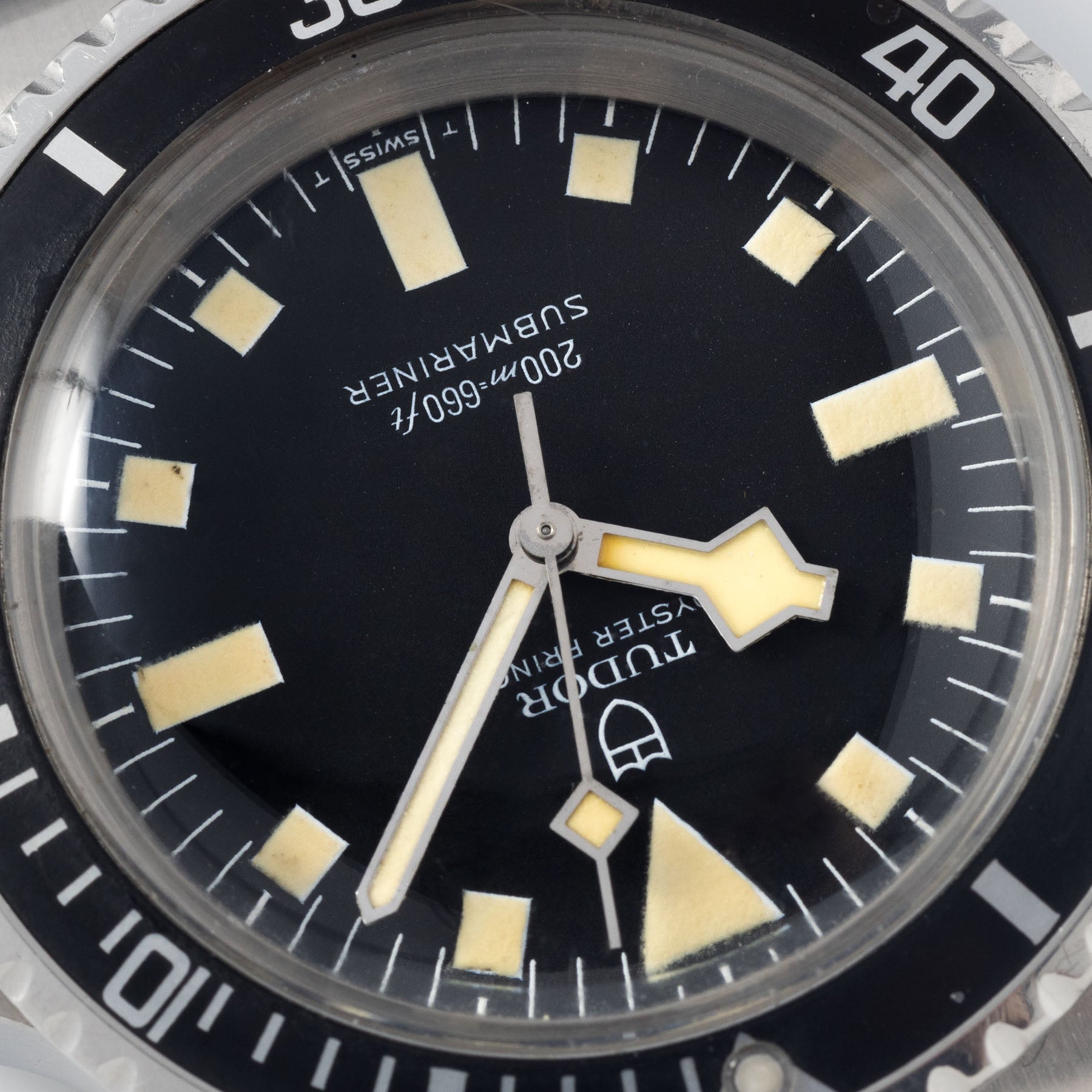 Tudor Submariner 9401 No Date Black Snowflake