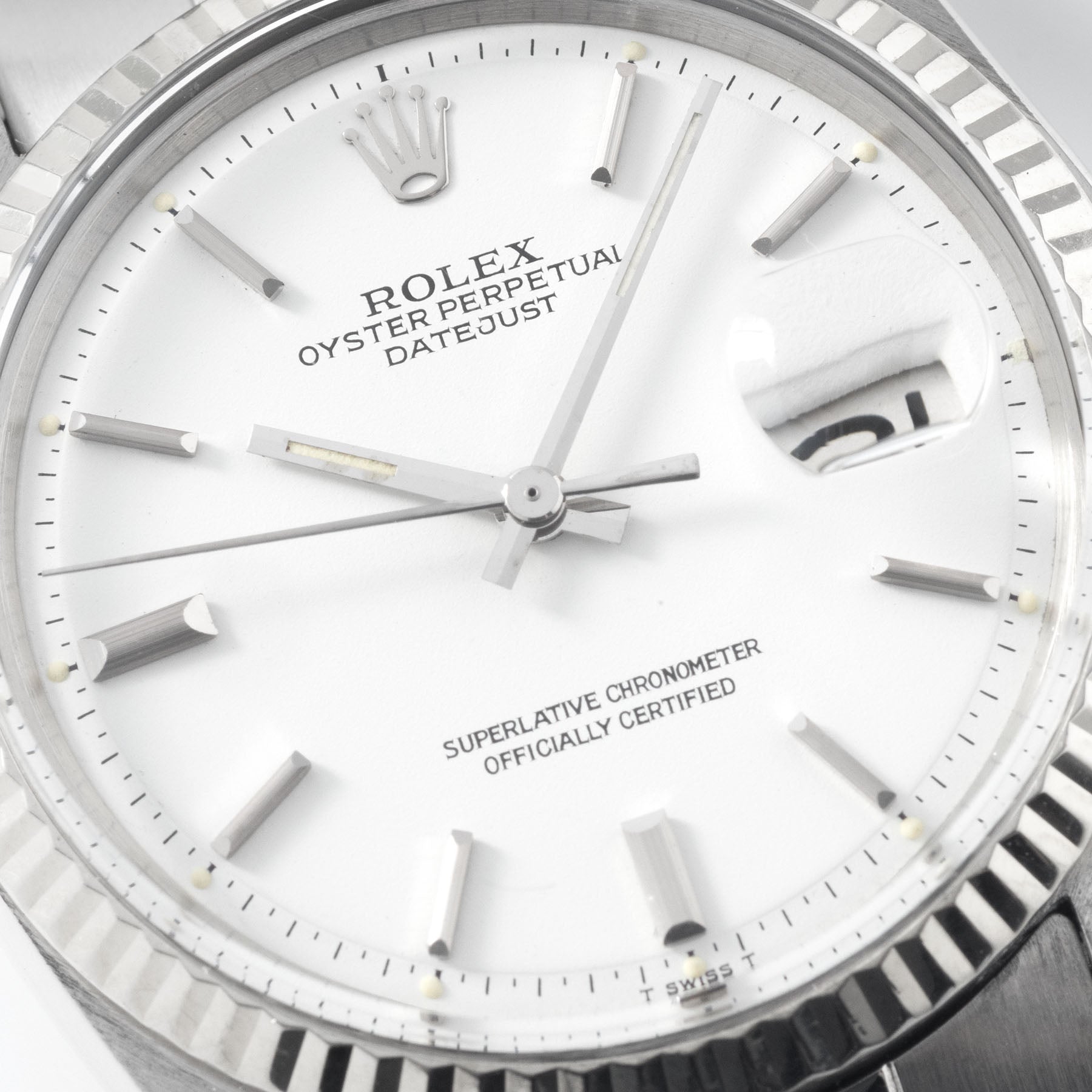 Rolex Datejust 1601 Cool Matte White Dial