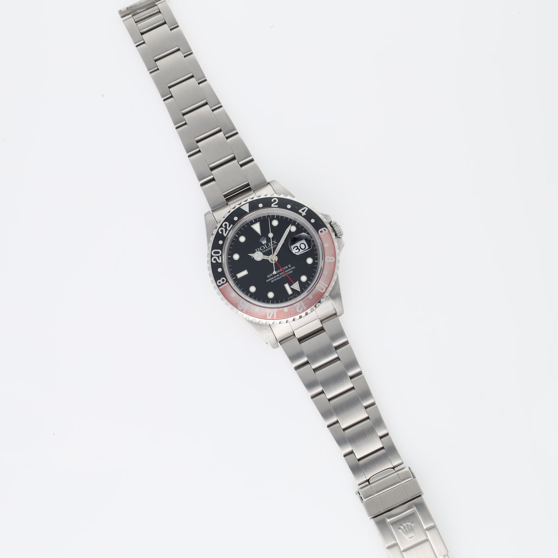 Rolex GMT-Master 2 16710 Swiss Only Dial Faded Coke Bezel 