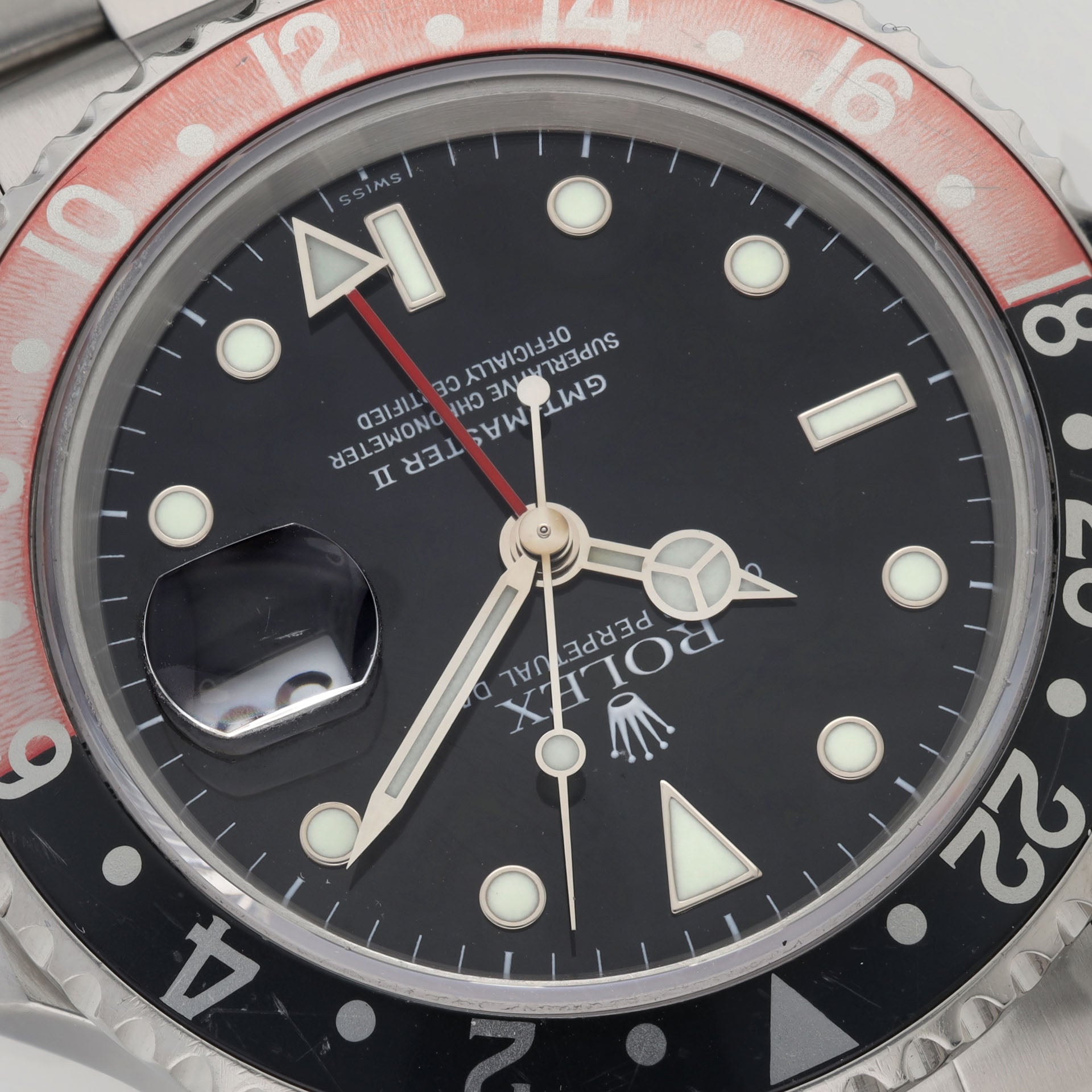 Rolex GMT-Master 2 16710 Swiss Only Dial Faded Coke Bezel