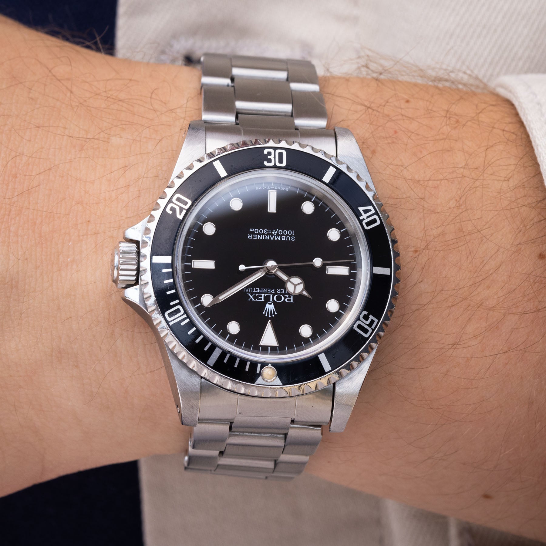 Betinget Åbent bud Rolex Submariner 14060 Two-Line Tritium Dial – Bulang and Sons