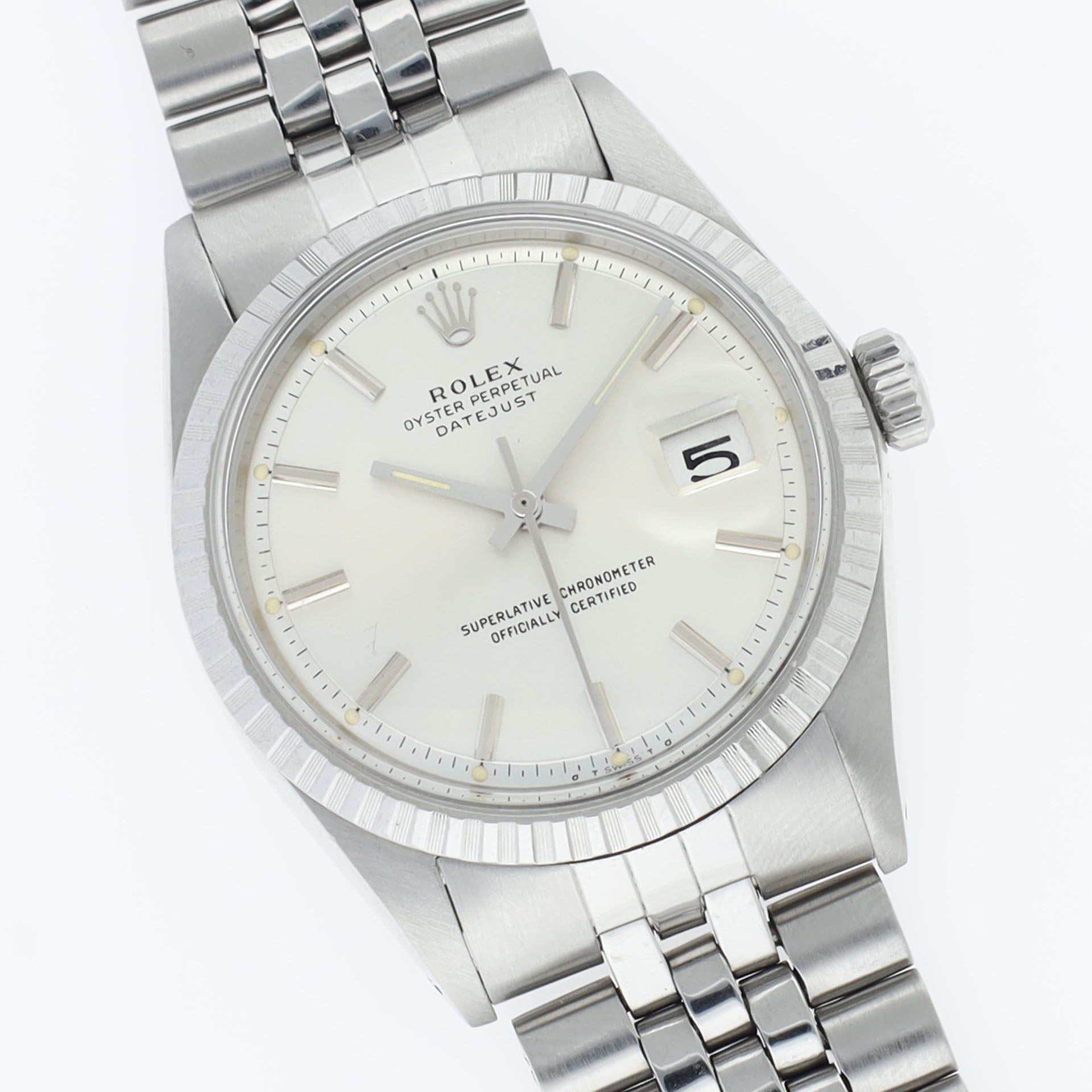 Rolex Datejust 1603 Silver Sigma Dial