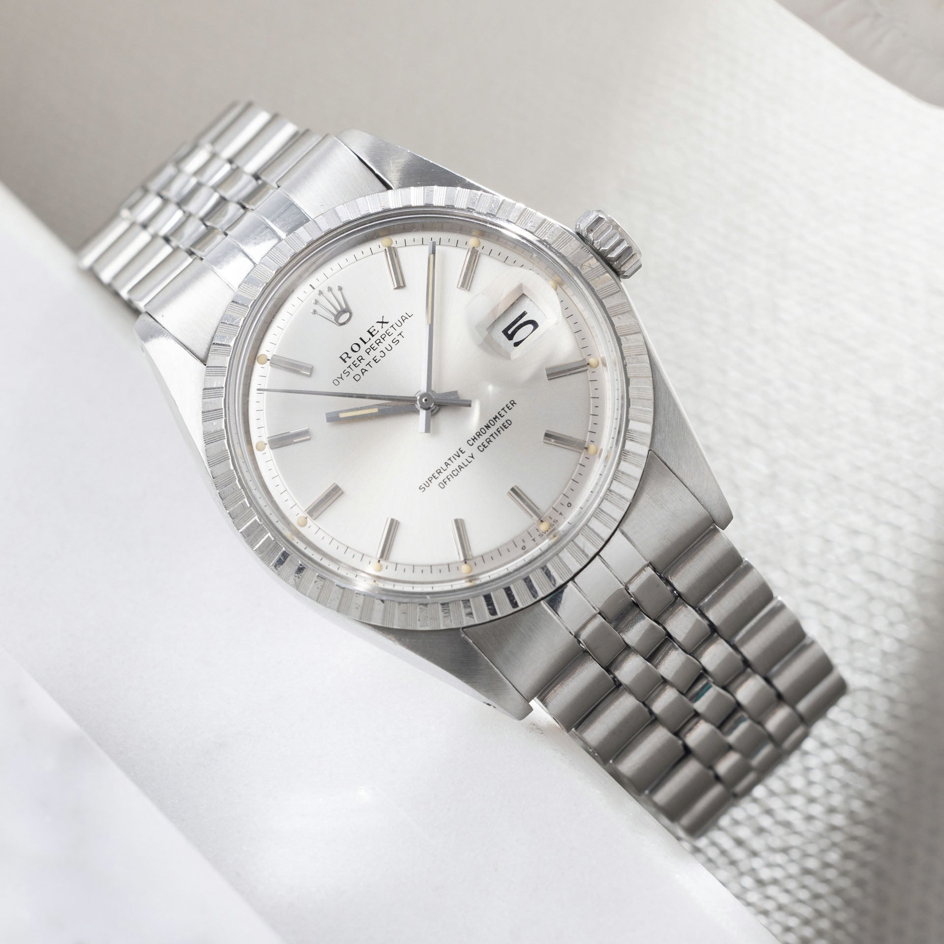 Rolex Datejust 1603 Silver Sigma Dial