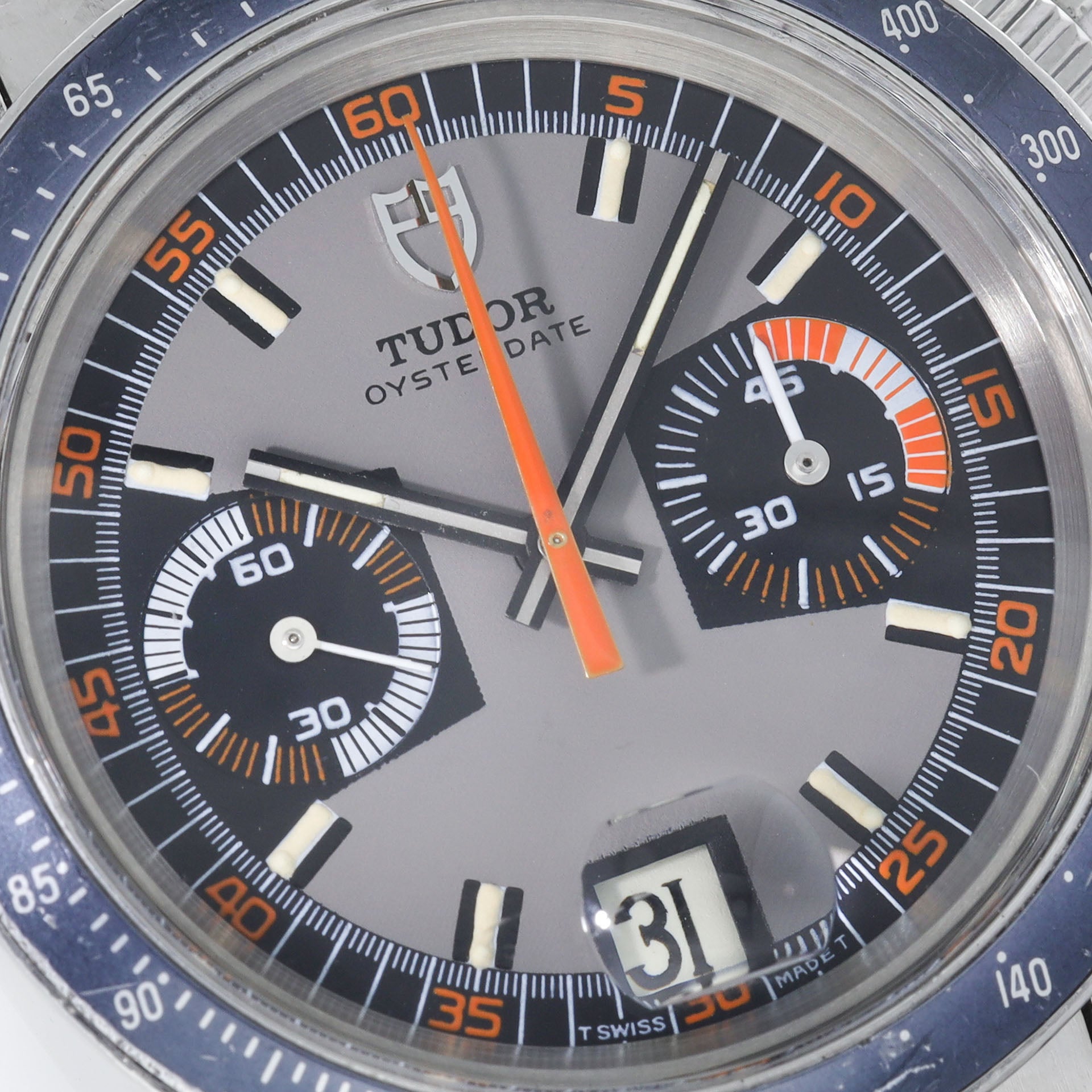 Tudor Oysterdate Chronograph 7149 Monte Carlo Grey Dial