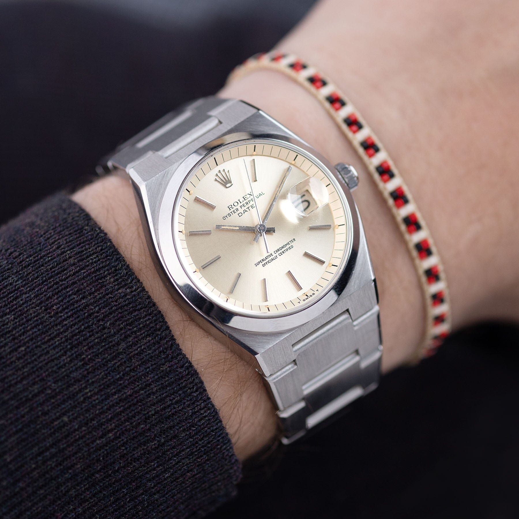 Rolex Date Ref 1530 Silver Dial