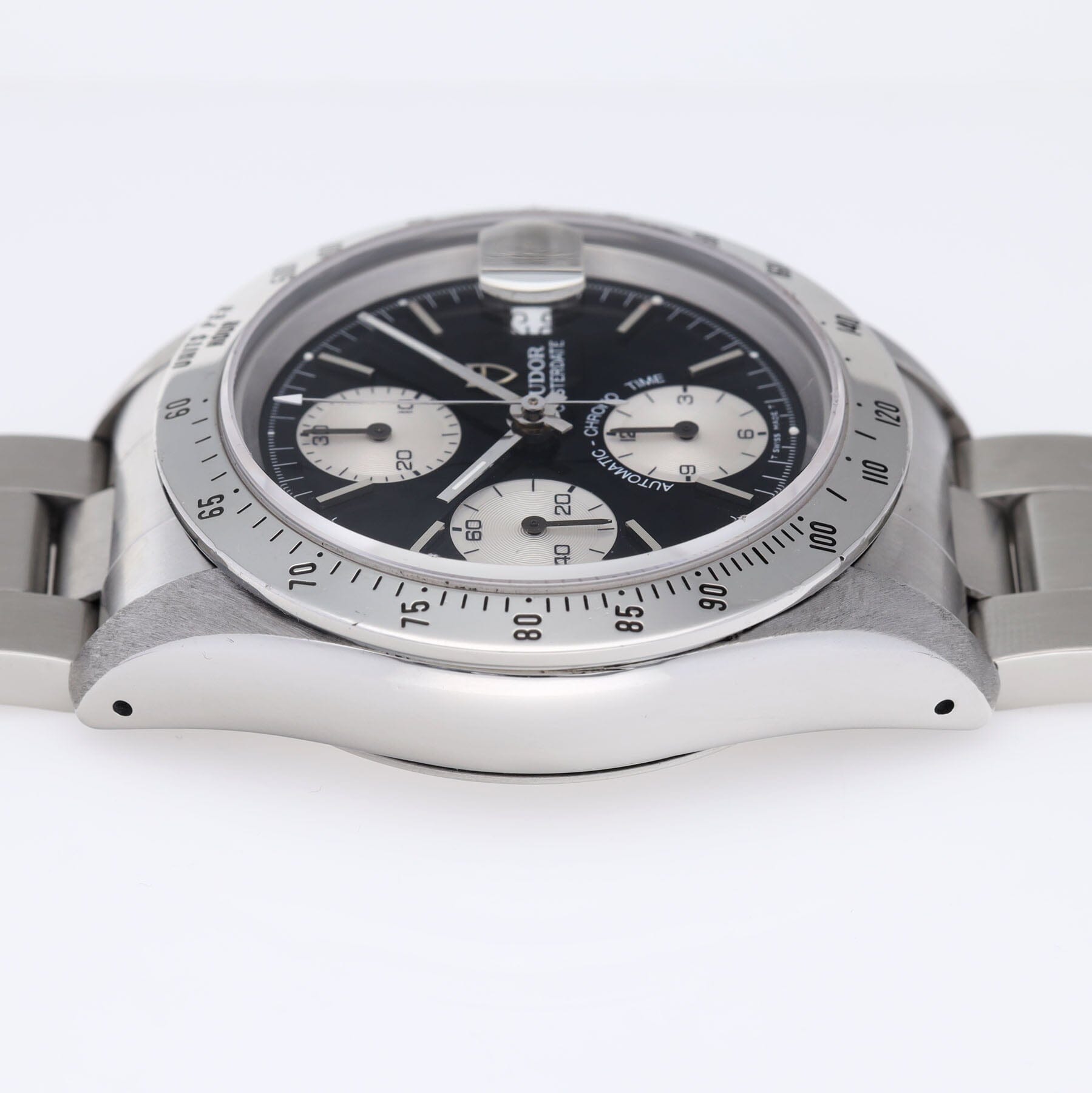 Tudor Prince Date Chronograph Black Dial Ref 79280