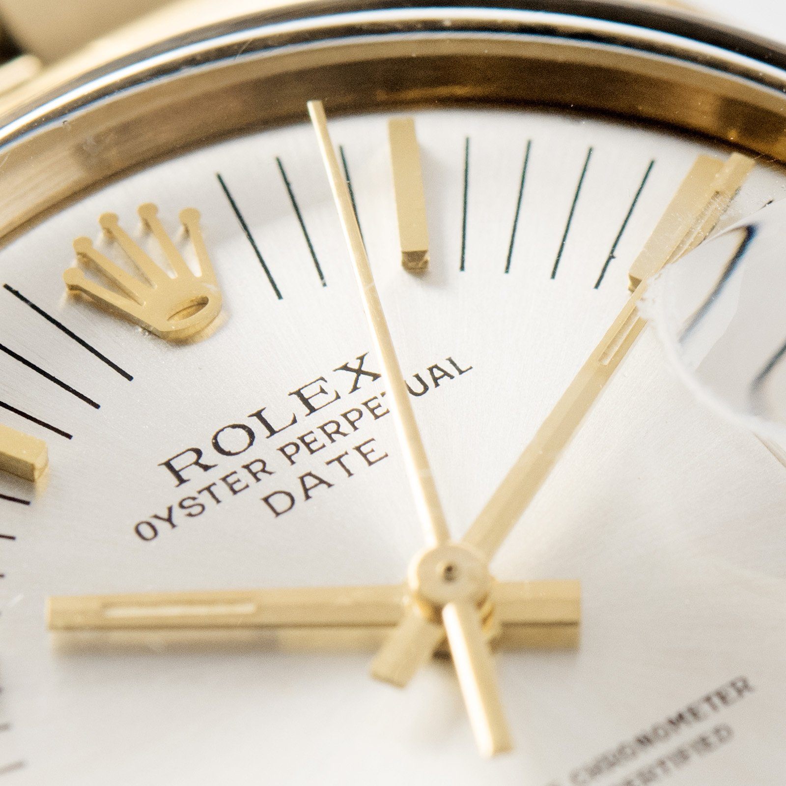 Rolex Yellow Gold Date Ref. 1500 Long Markers Dial