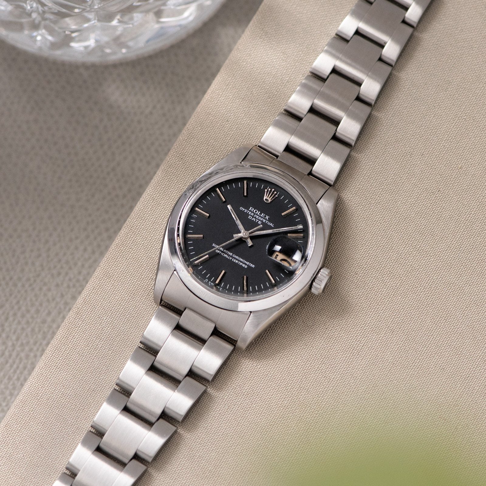 Rolex Date Reference 1500 Black Sigma Dial