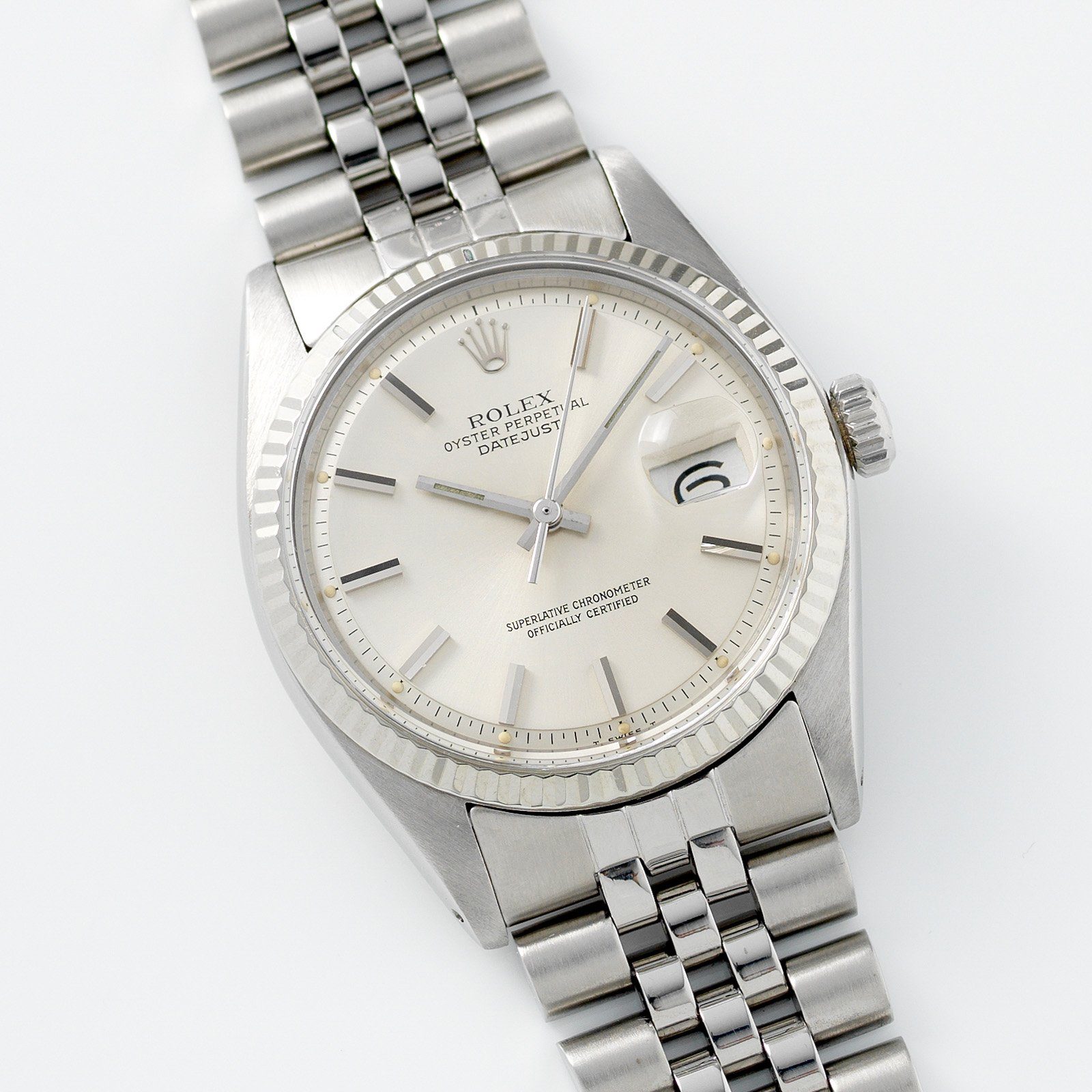 Rolex Datejust Yellow Gold 1601 Silver Dial