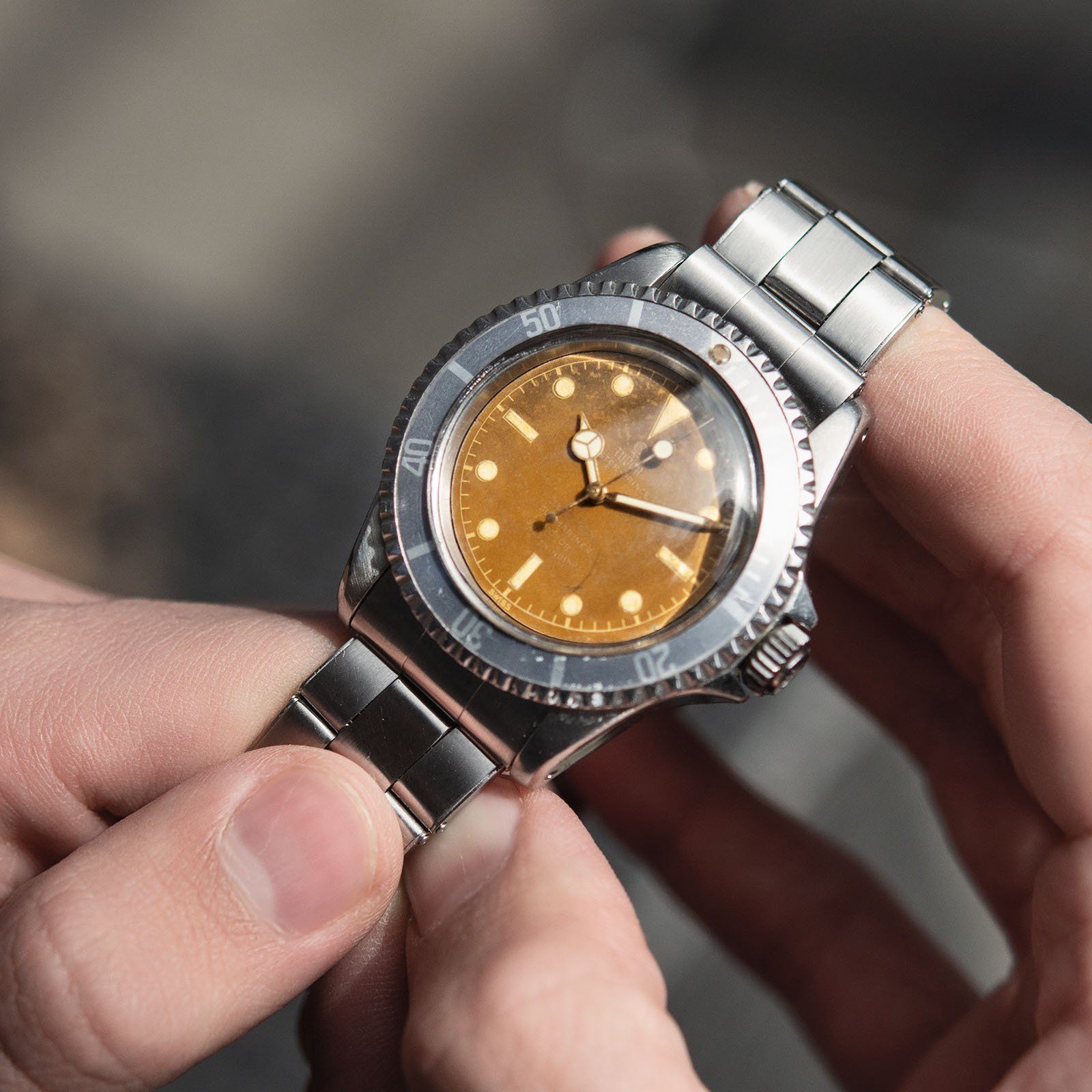 Tudor Submariner Ref 7928 with Incredible Tropical Dial