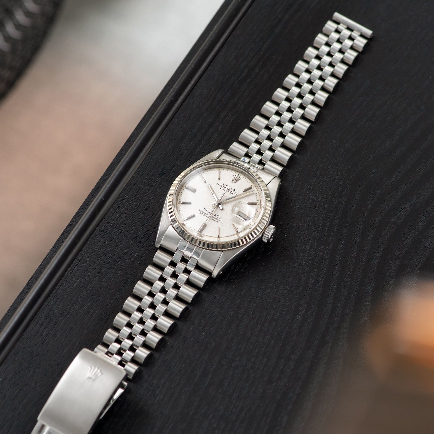 Rolex Datejust Tiffany Dial Reference 1601 with Jubilee bracelet
