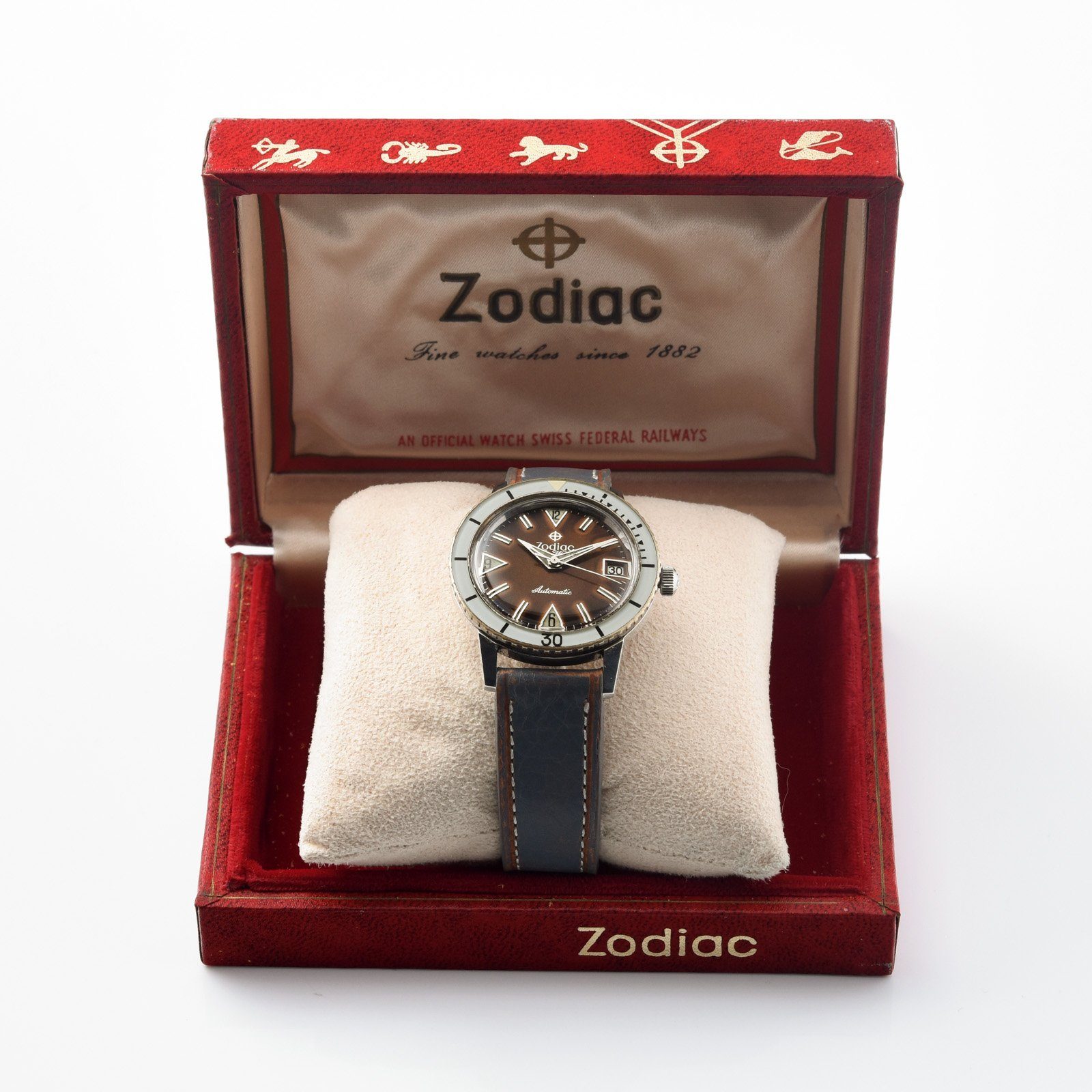 Zodiac Seawolf Tropical Gilt Dial with Papers