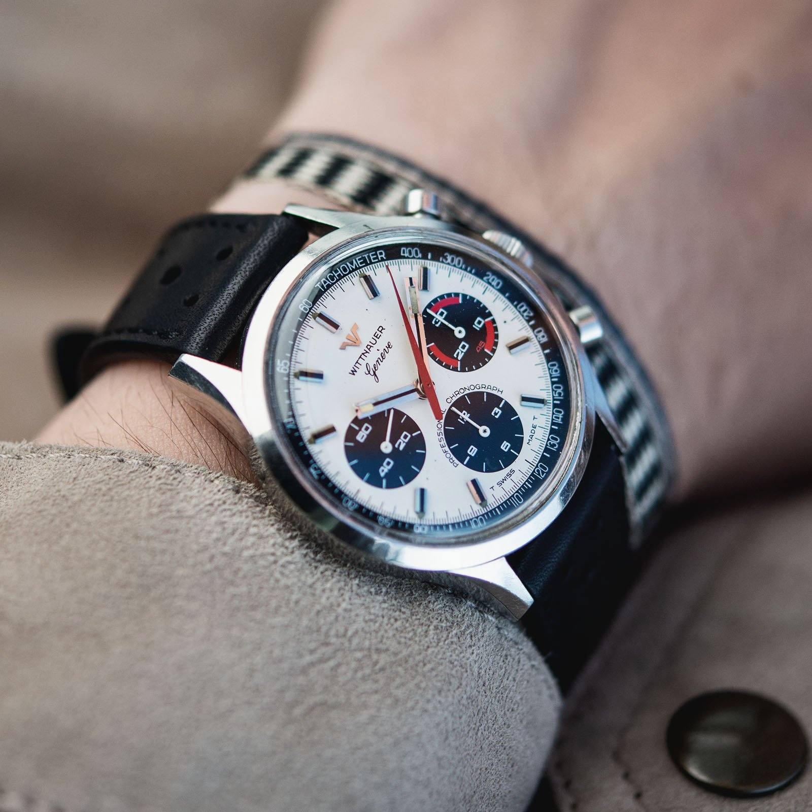 Wittnauer 242T Steel Chronograph