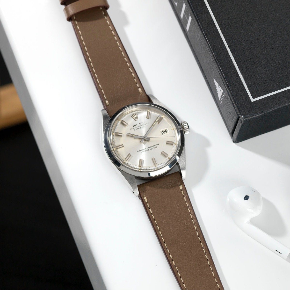 Rolex Datejust Wide Boy Dial Reference 1600