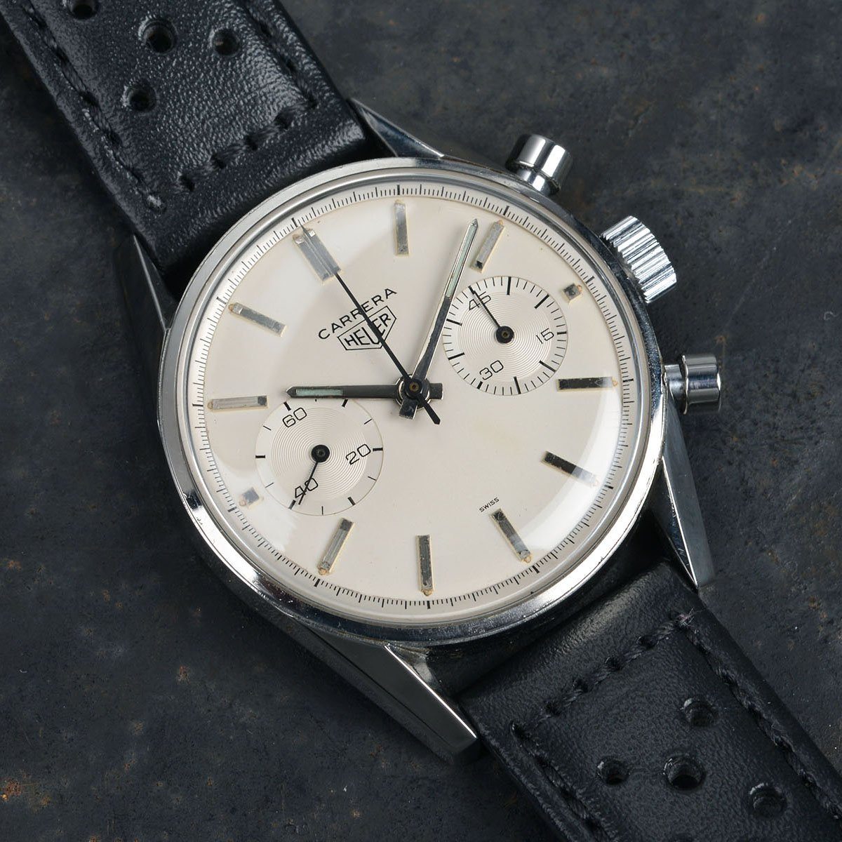 VINTAGE HEUER CARRERA 3647 CREME