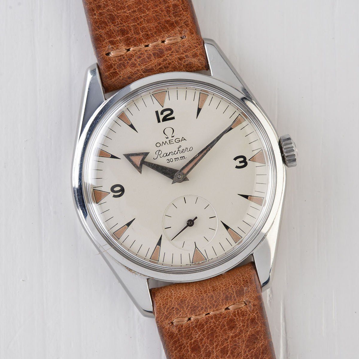 OMEGA RANCHERO WHITE DIAL