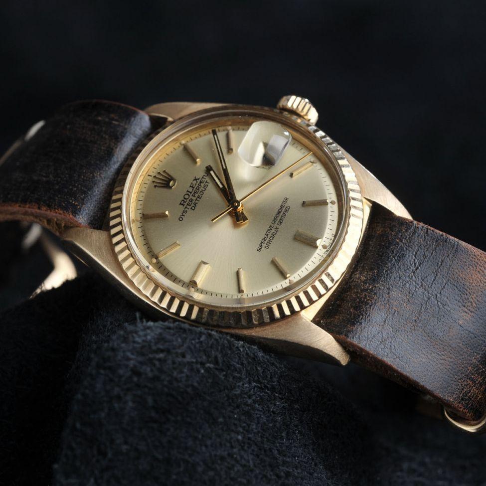 ROLEX 18 KT GOLD DATEJUST 1601