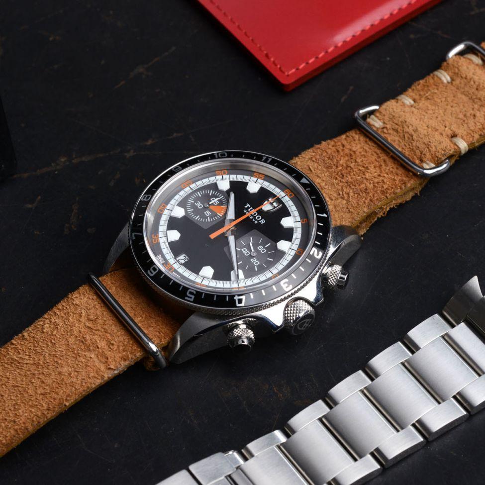 NOS TUDOR HERITAGE CHRONO BLACK