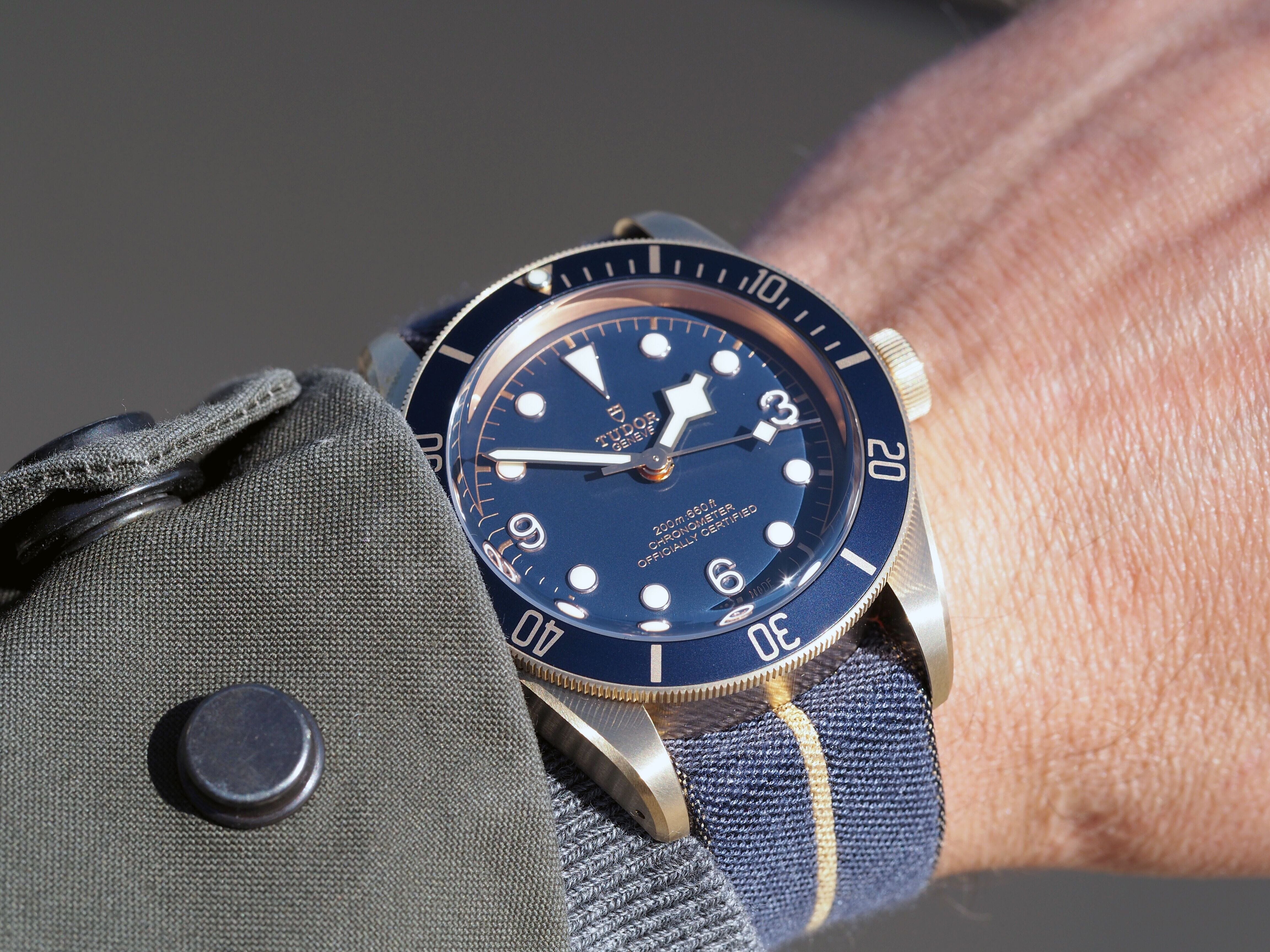 Tudor black best sale bay bronze blue