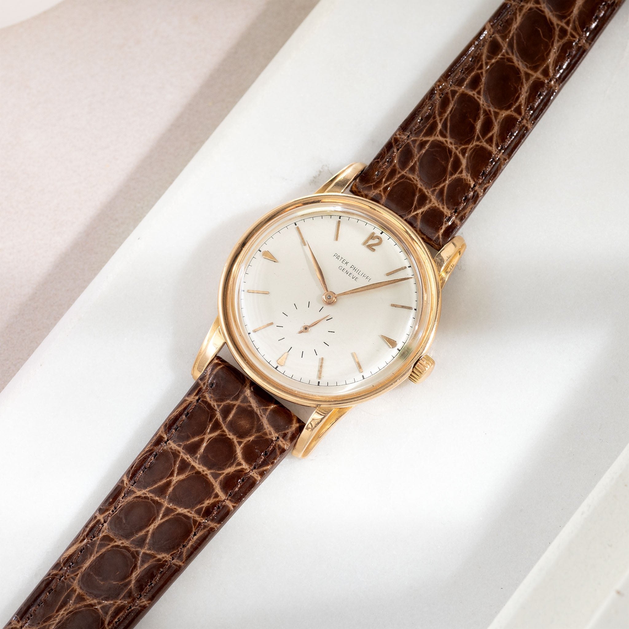 Strap for the Patek Philippe Calatrava - Walnut Brown Alligator