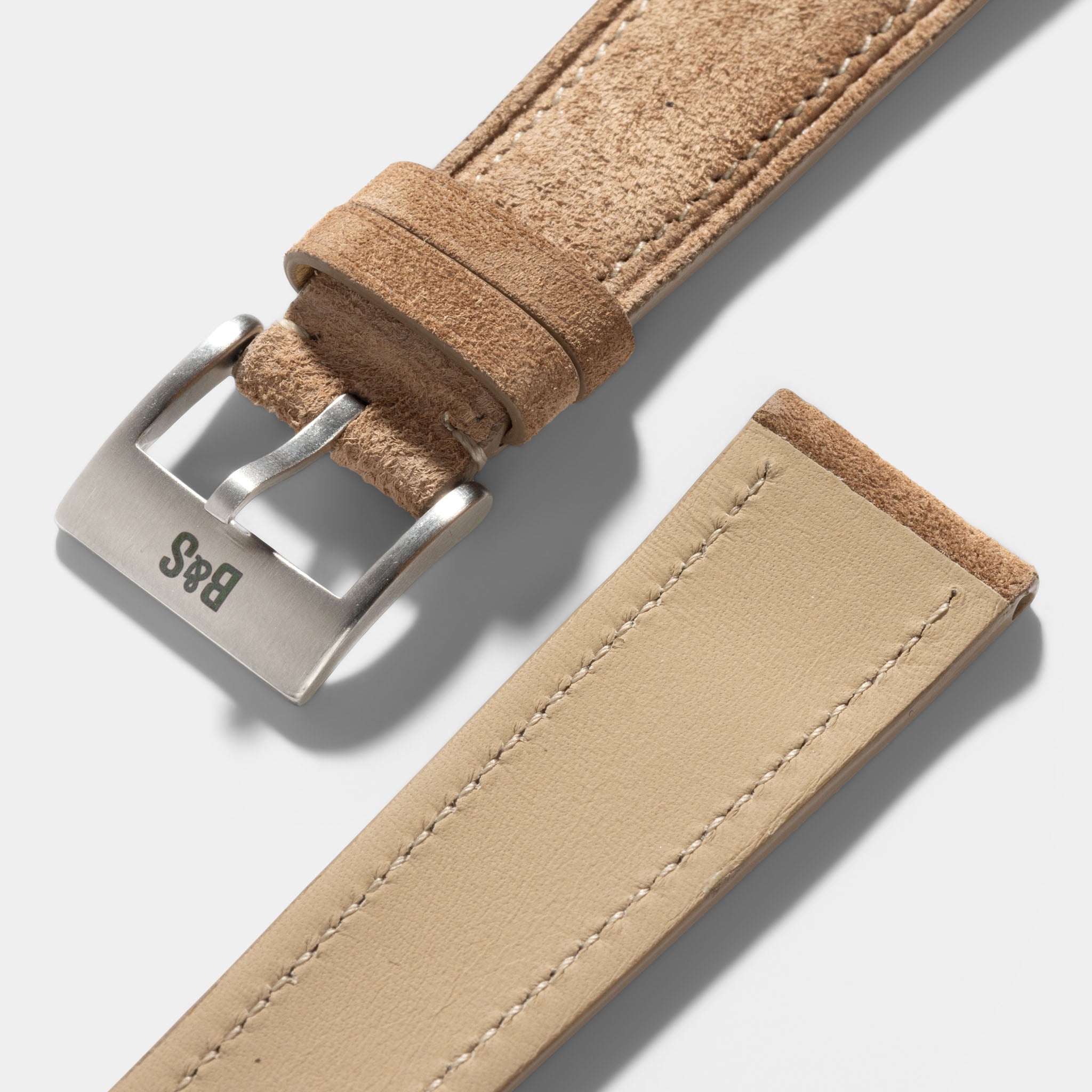 Strap for Patek Philippe 130 / 533 Chronograph - Dune Brown Suede Watch Strap
