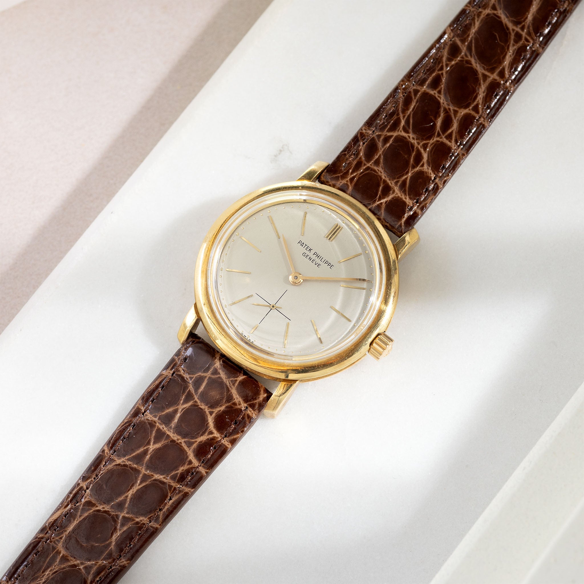 Strap for the Patek Philippe Calatrava - Walnut Brown Alligator