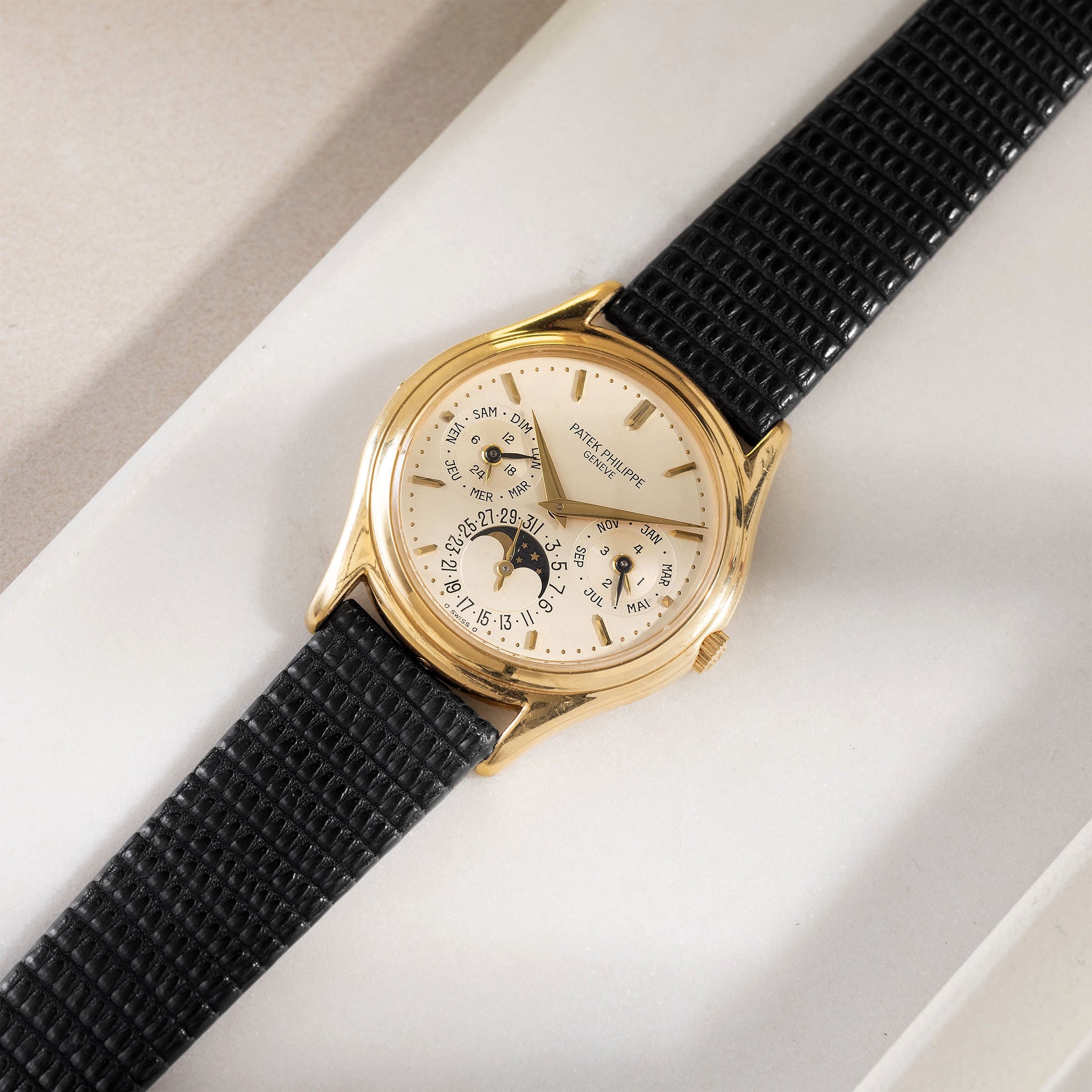The Double-Sided Lizard Leather Watch Straps