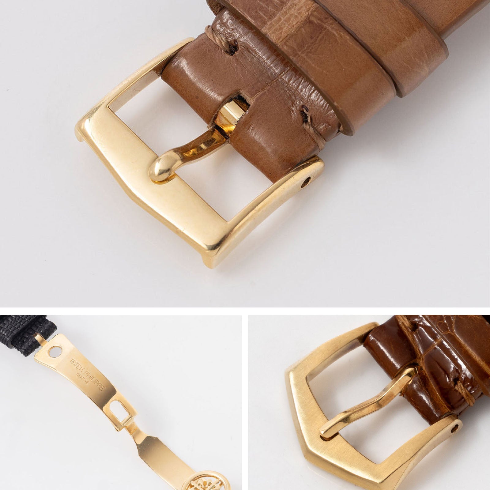 Strap for Patek Philippe 3940 Perpetual – Burnished Tobacco Brown Calf