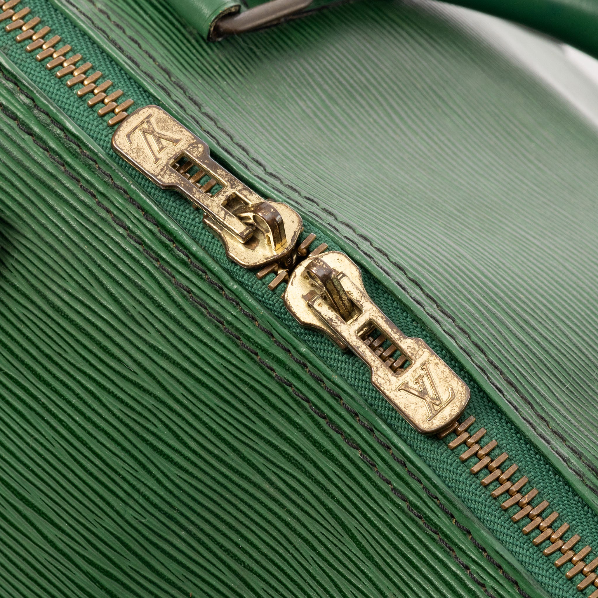 Vintage_Louis_Vuitton_Verte_Cuir_Epi_Keepall_50_Sac