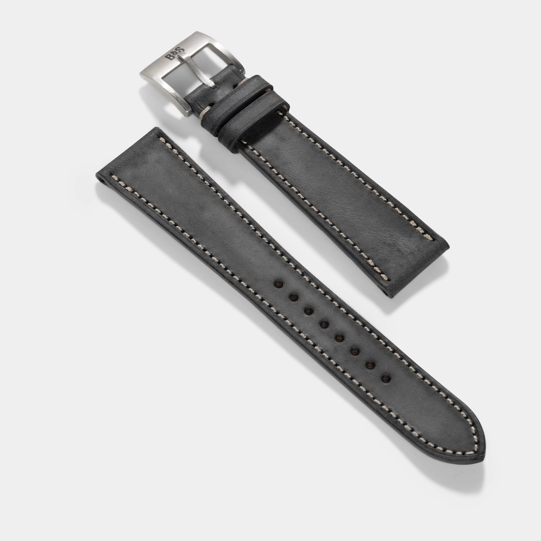 Ash_Grey_Leather_Watch_Strap_For_Vintage_Watches