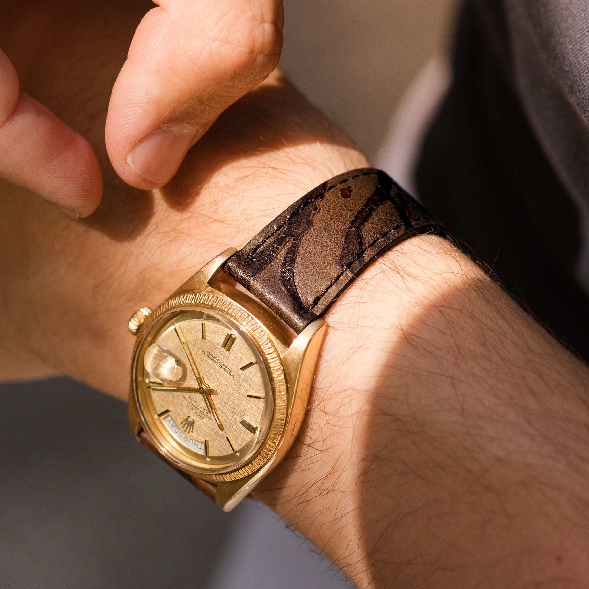 The Joshua Tree Leather Watch Strap - Jubilee Edition