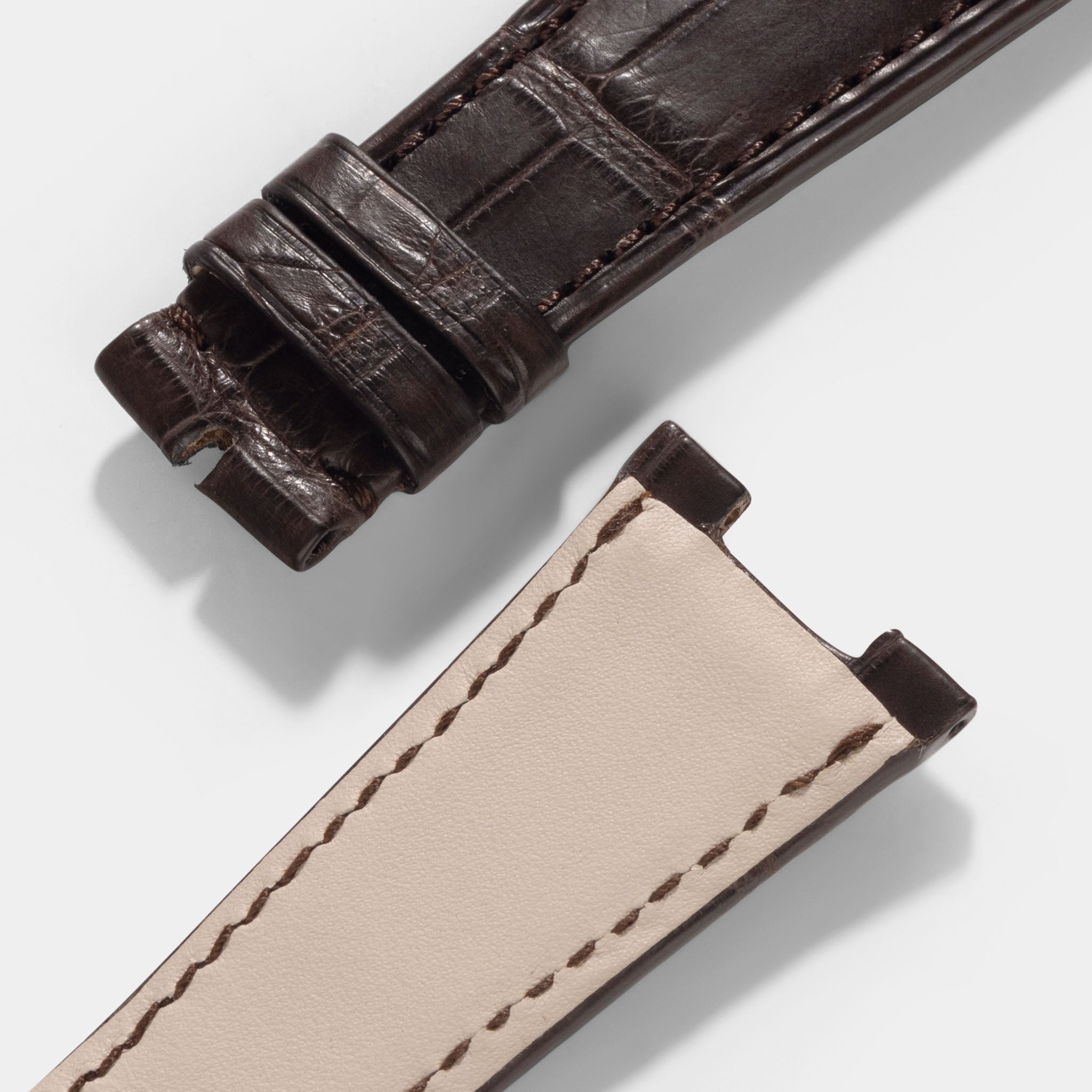 Patek philippe crocodile leather watch band shop